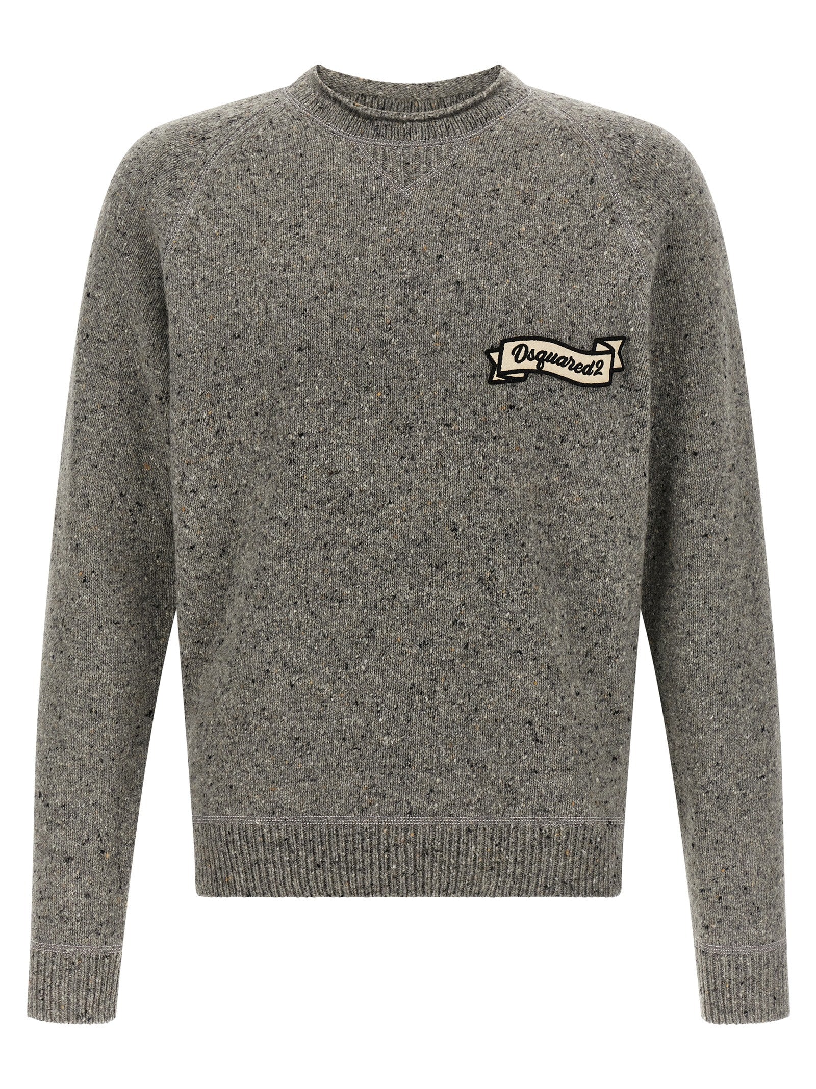 Dsquared² Gray Wool Men's Cardigan