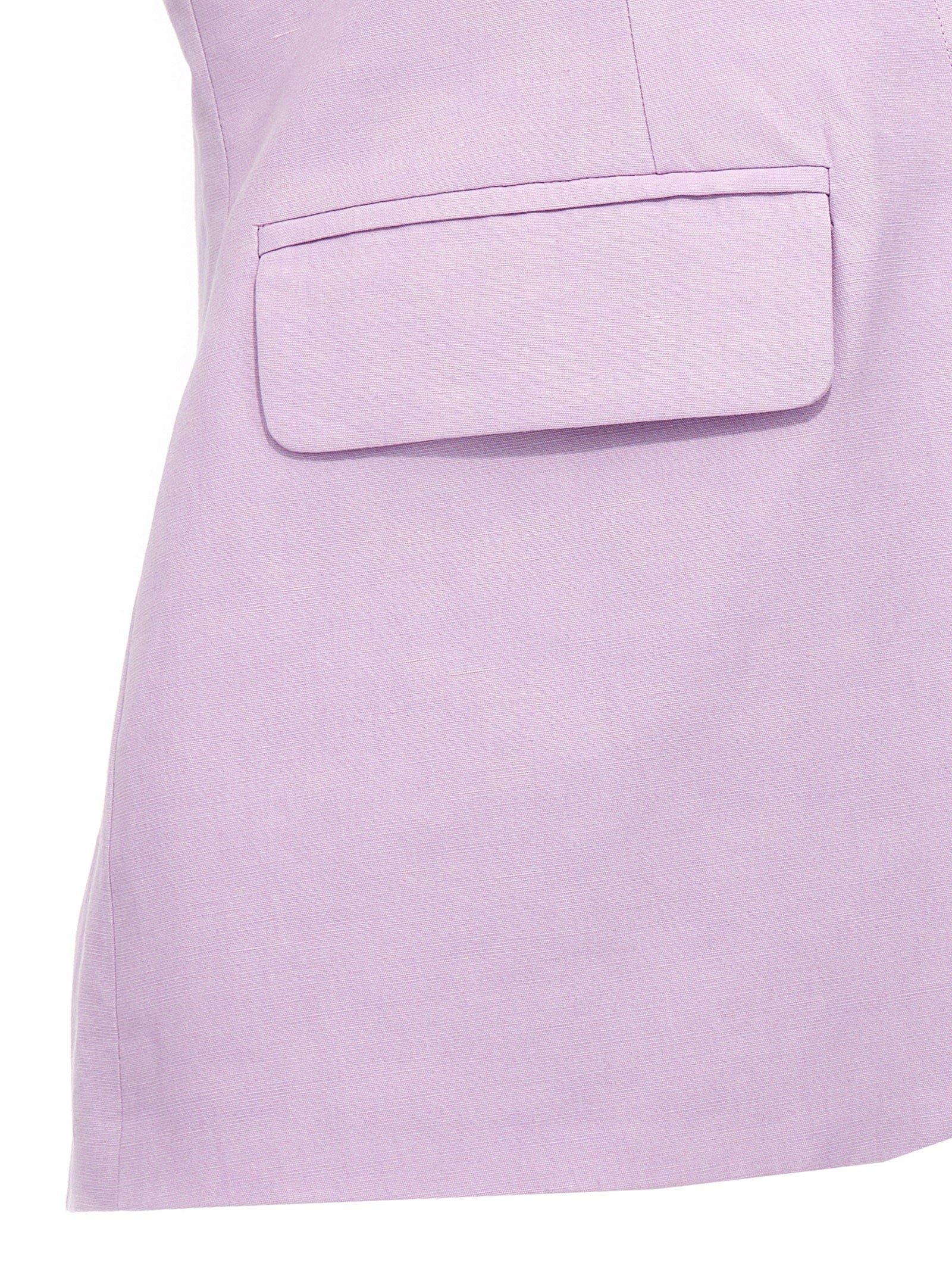 OMBRA MILANO Purple Cotton Women's Blazer