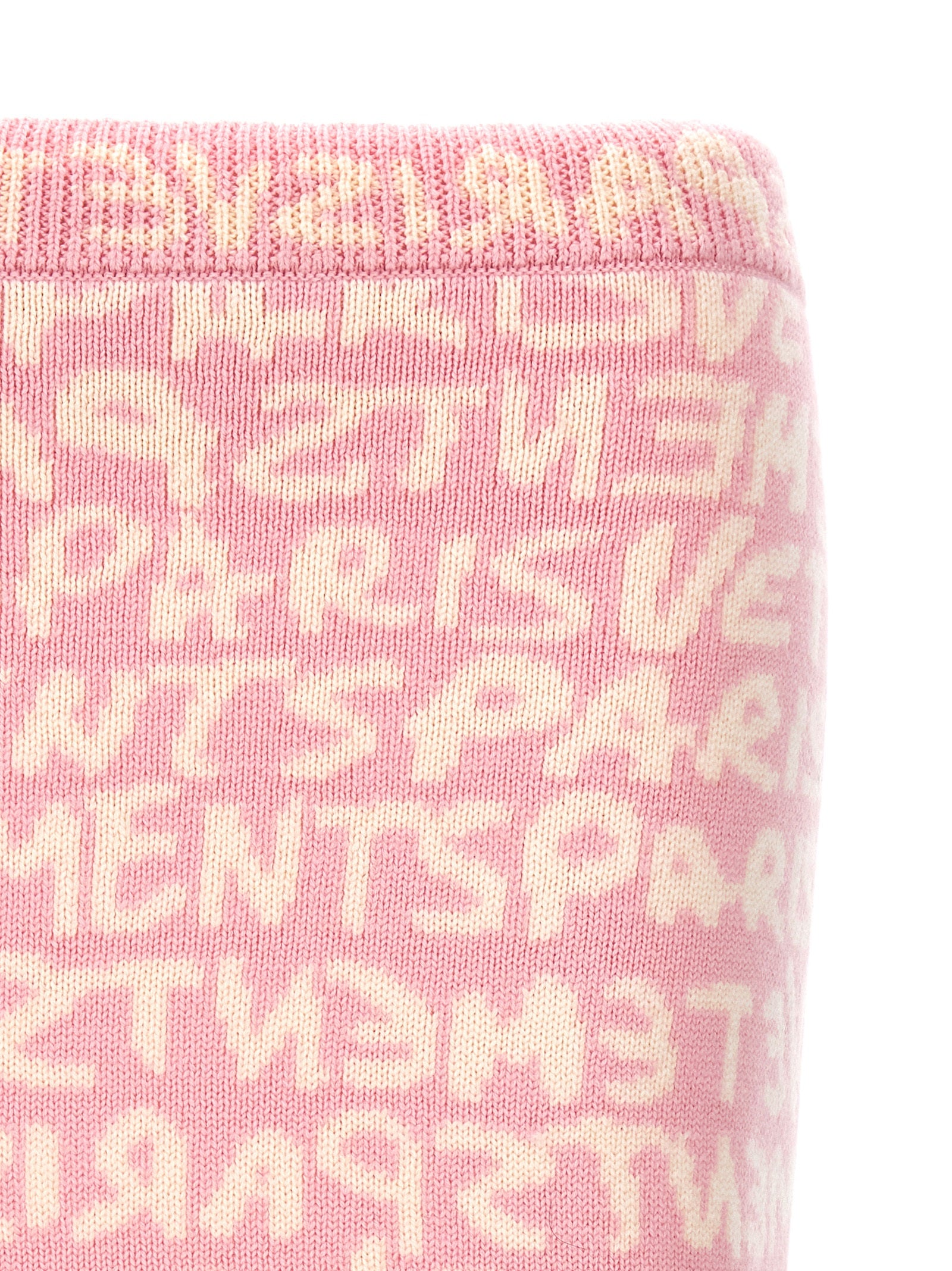 Vetements Multicolor Merino Wool Long Women's Skirt