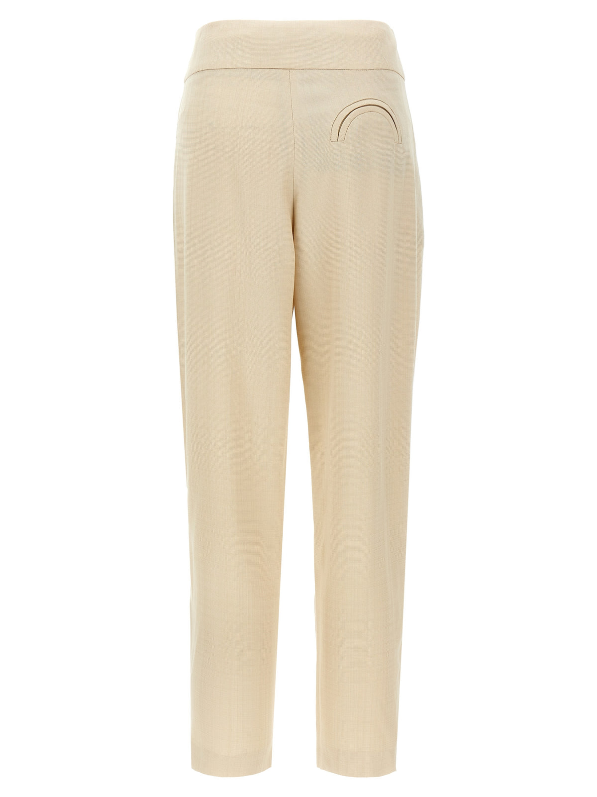 Blazé Milano Beige Viscose Dress Women's Pants