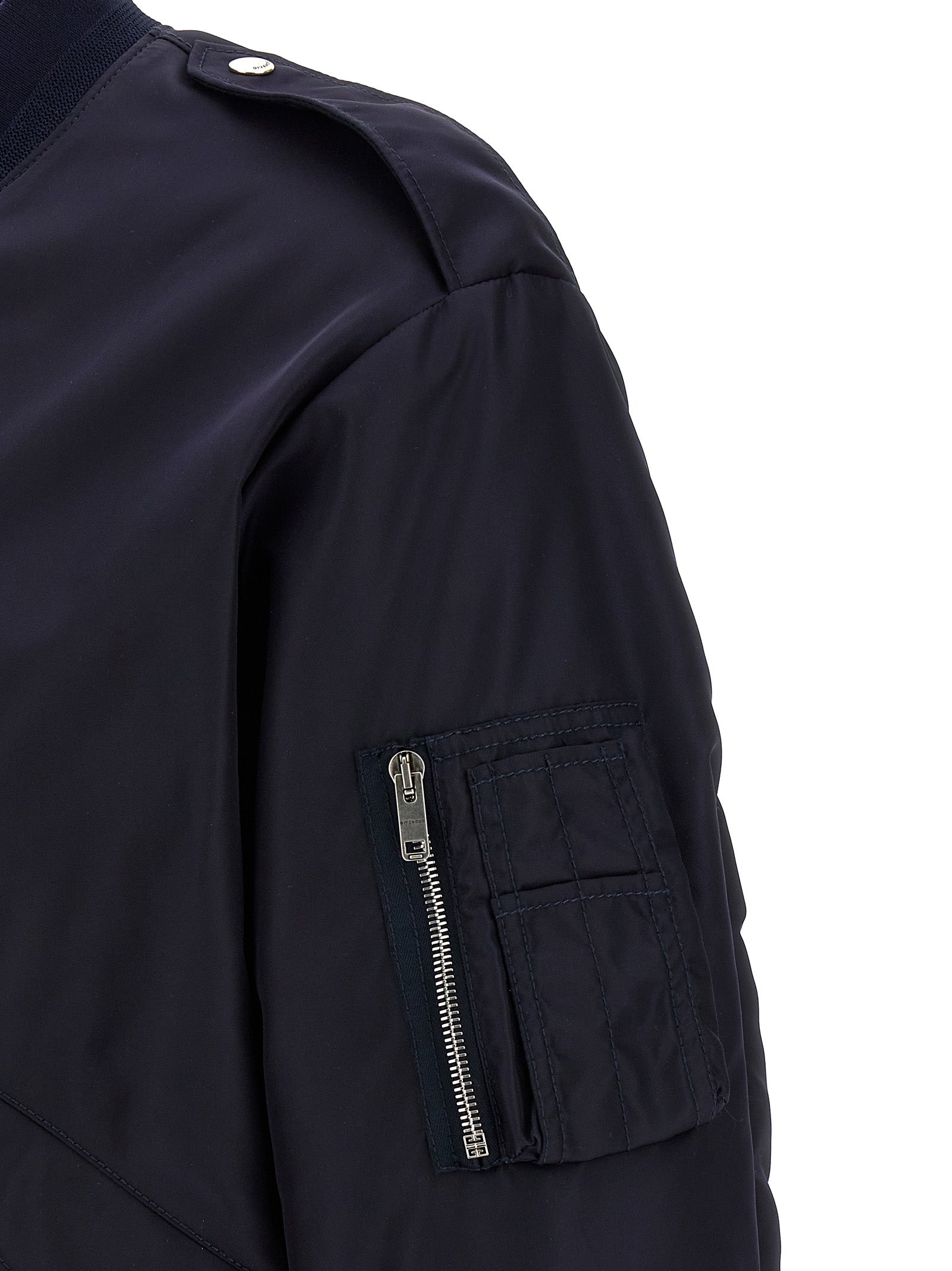 Givenchy Blue Polyamide Men's Bomber