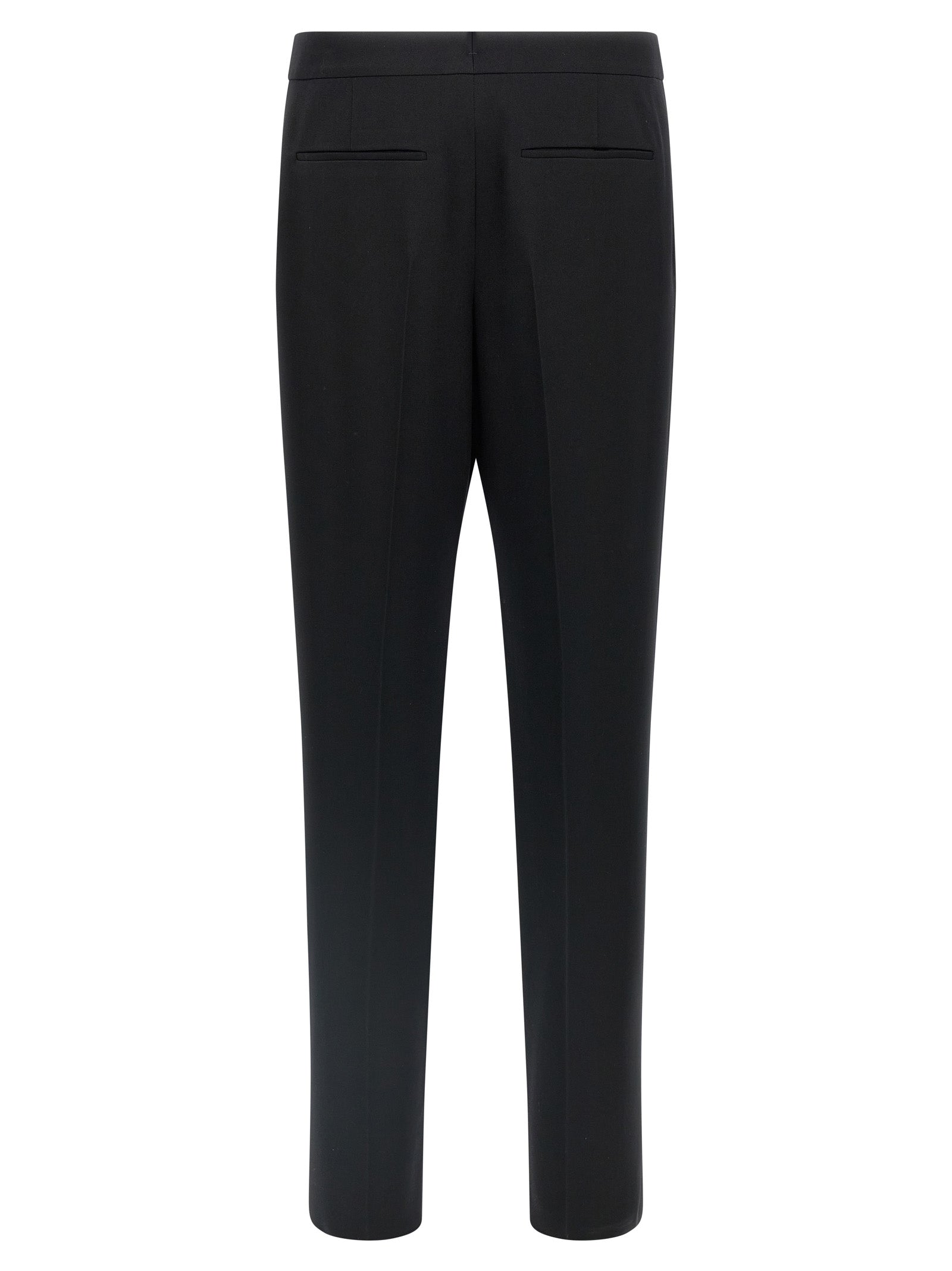 Saint Laurent Black Wool Dress Men's Pants