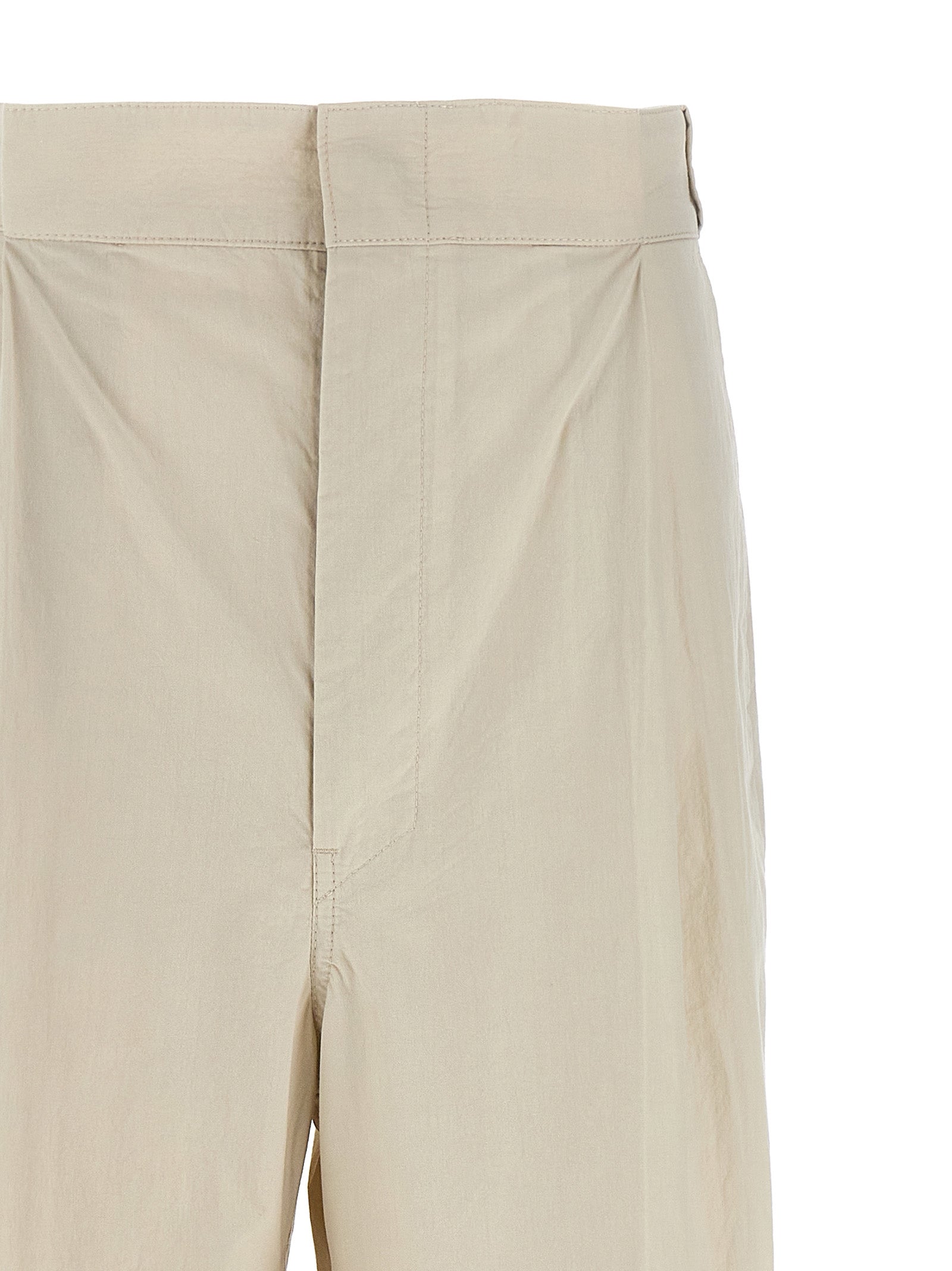 Maison Margiela Beige Cotton Casual Women's Pants