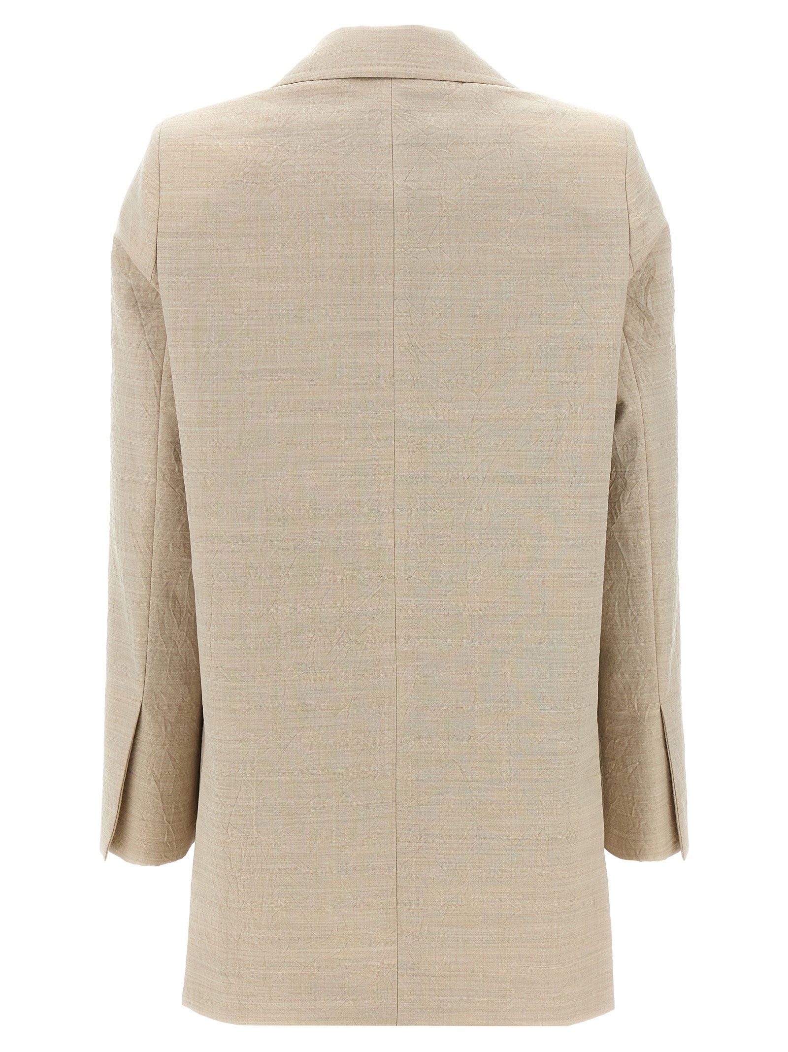 Max Mara Beige Virgin Wool Women's Blazer