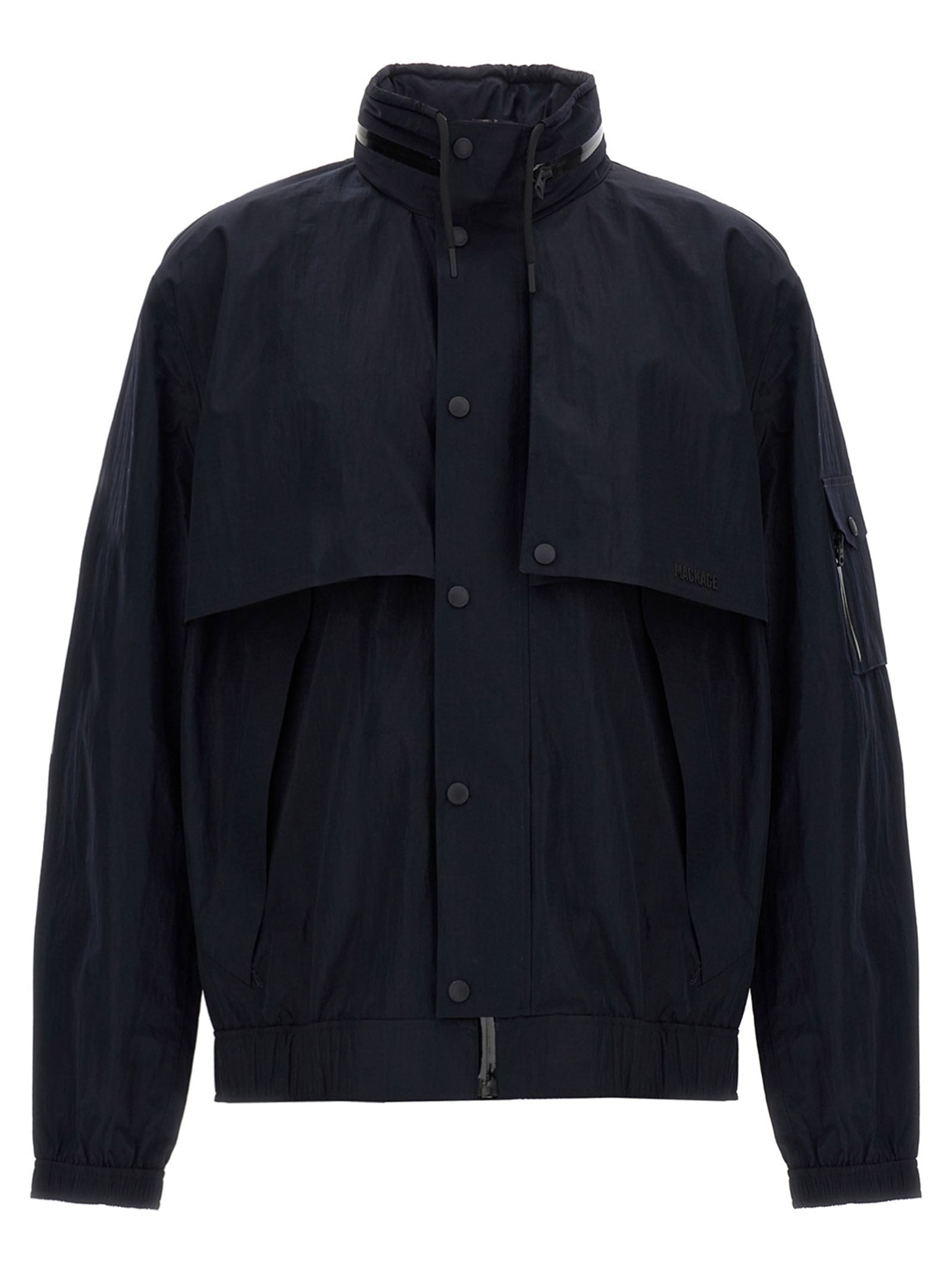 Mackage Blue Polyamide Shell Men's Jacket