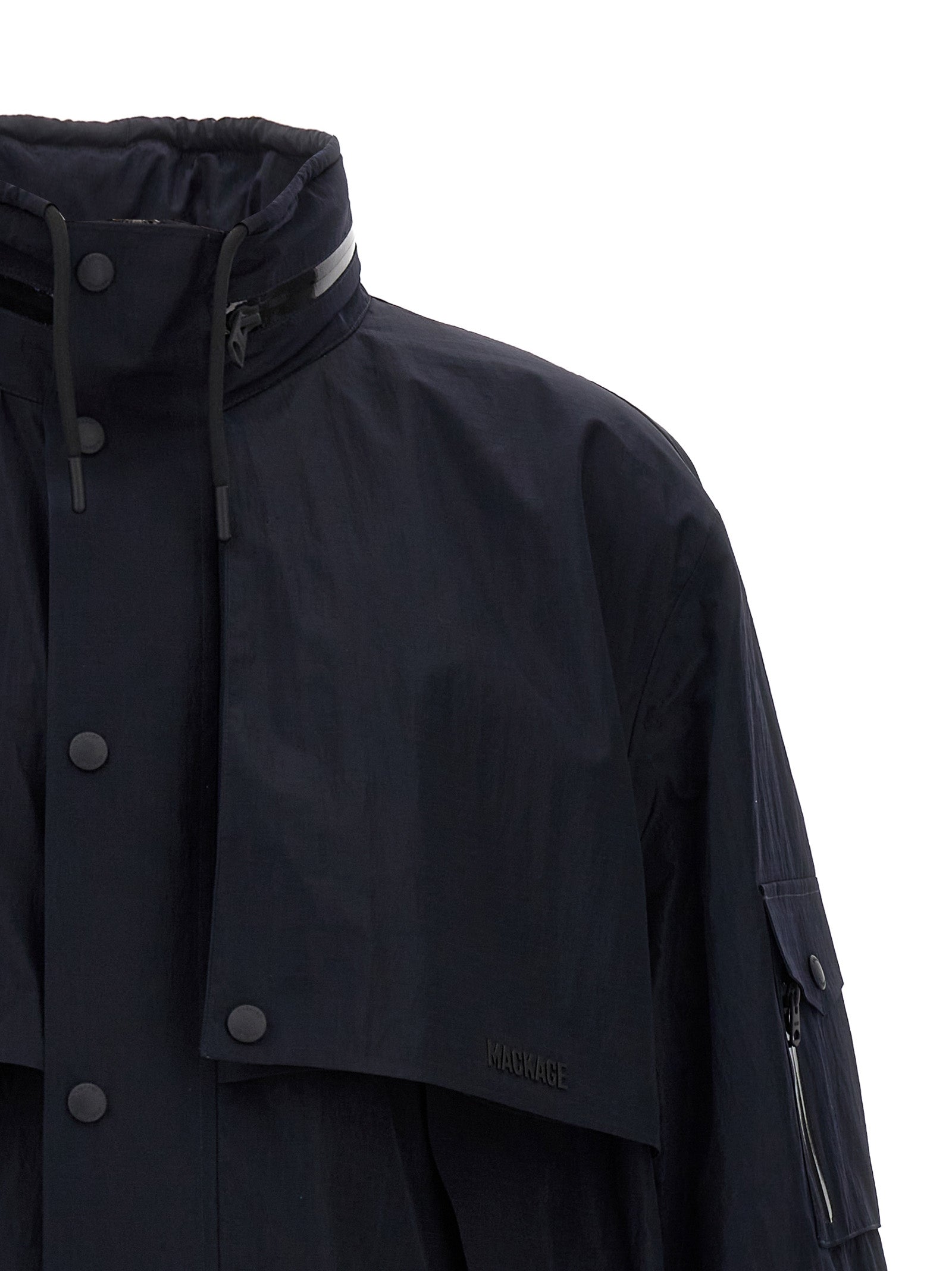 Mackage Blue Polyamide Shell Men's Jacket