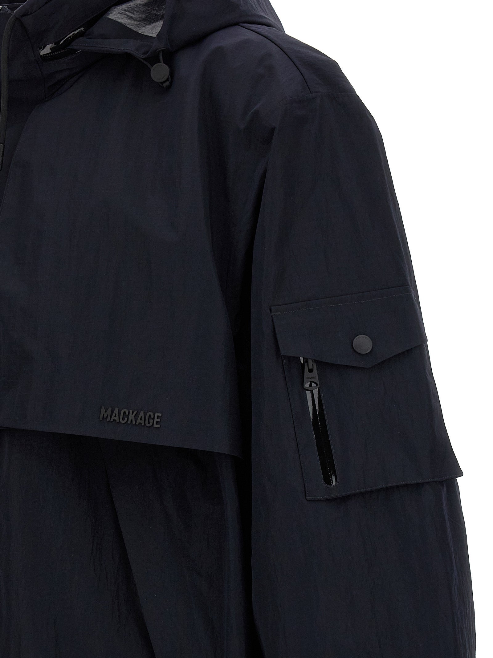 Mackage Blue Polyamide Shell Men's Jacket