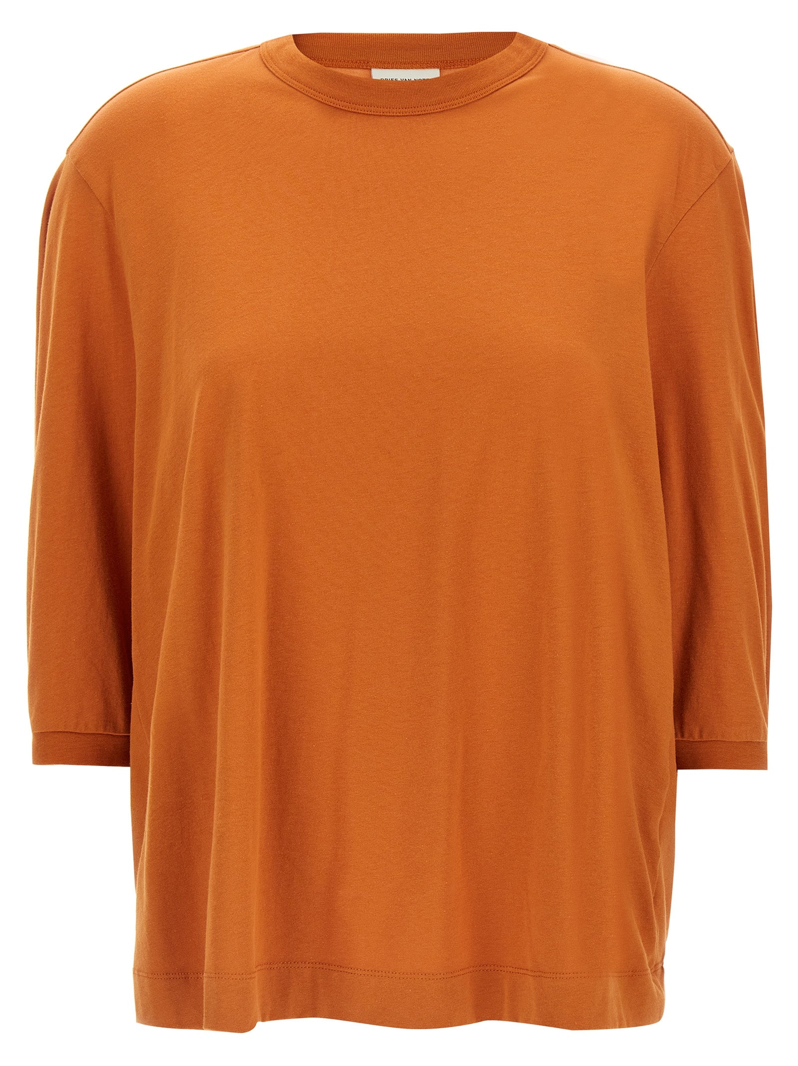 Dries Van Noten Orange Cotton Women's T-Shirt