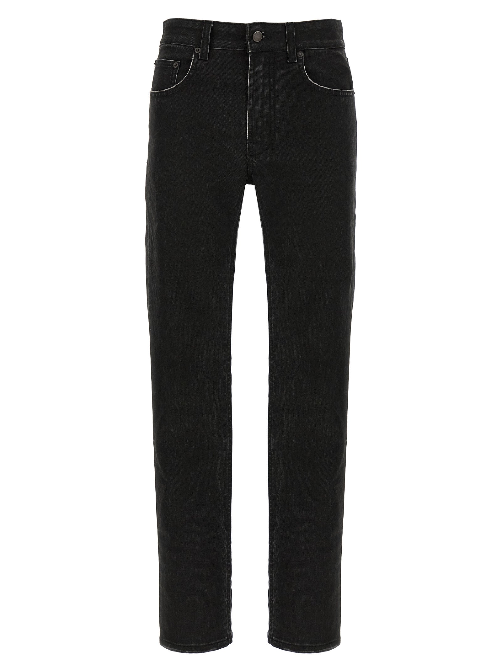 Department 5 Black Cotton Jeans Men's Denim