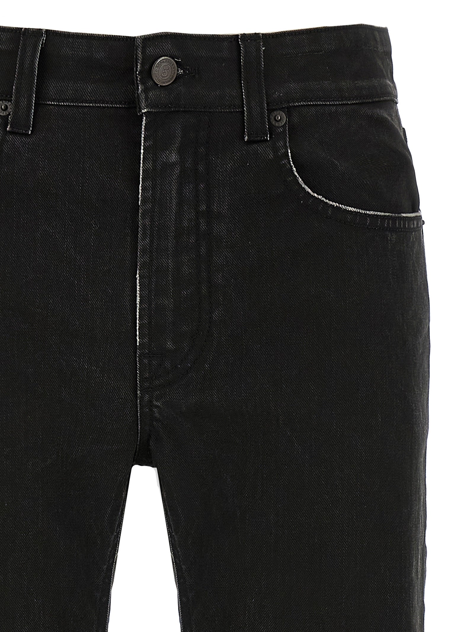 Department 5 Black Cotton Jeans Men's Denim