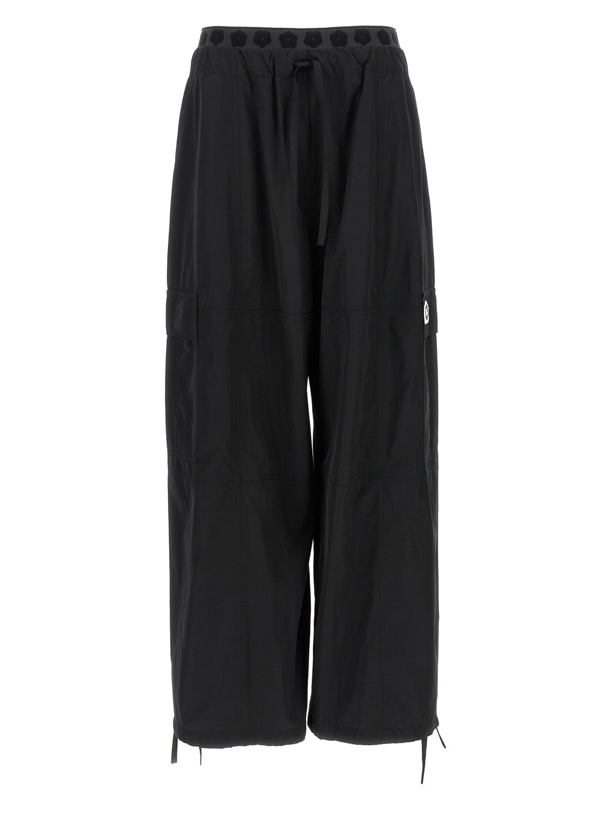 Kenzo Black Polyester Cargo Women's Pants