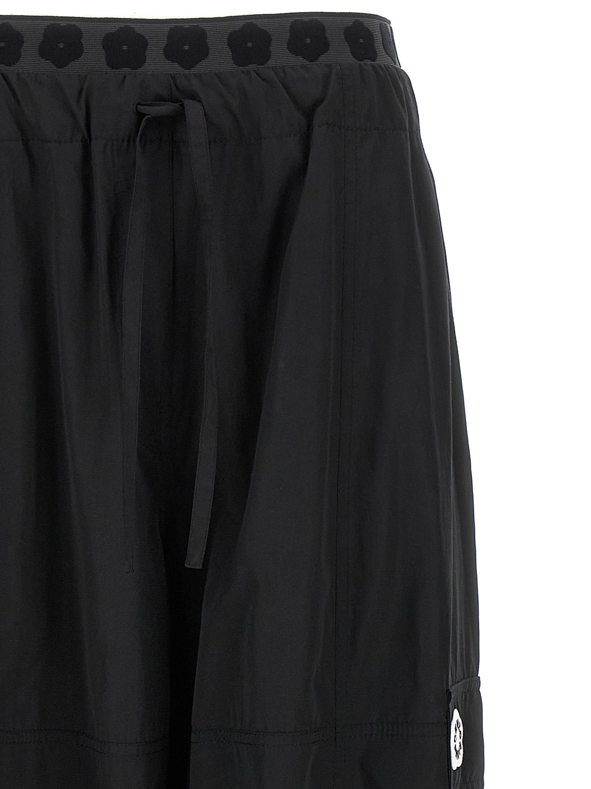Kenzo Black Polyester Cargo Women's Pants