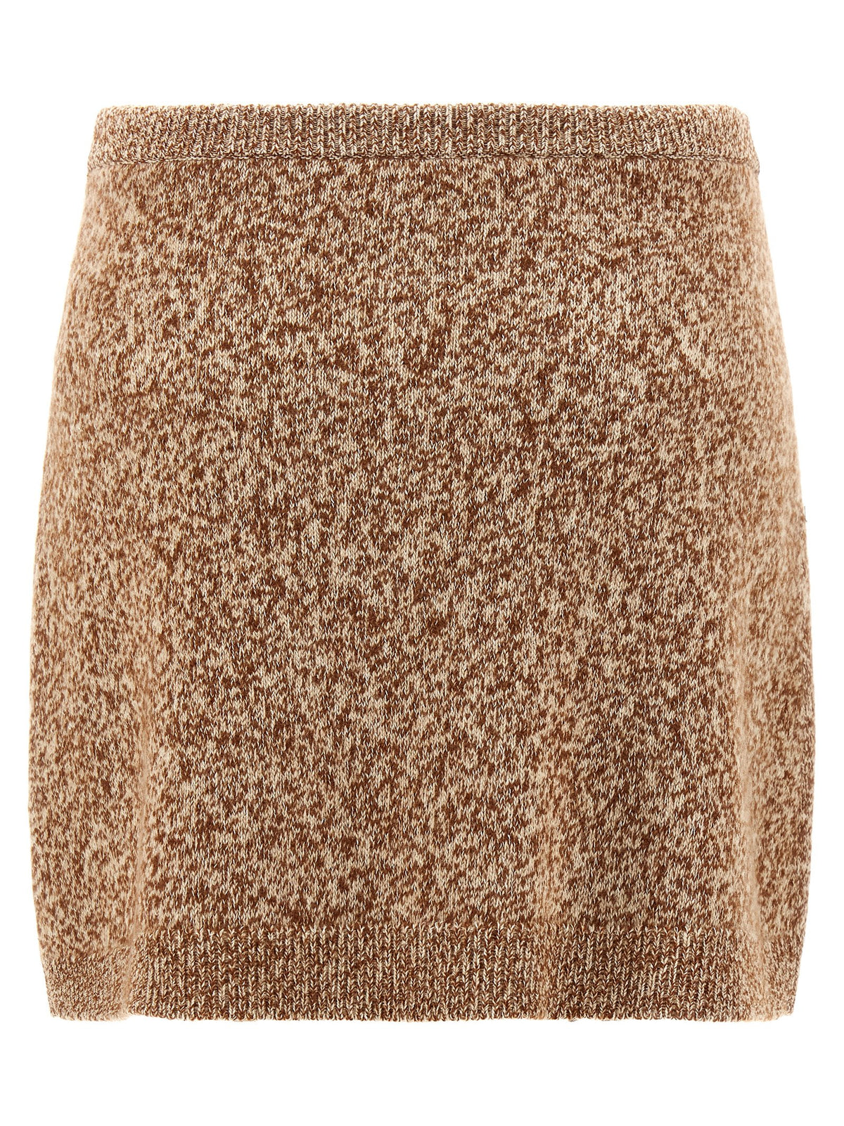 Versace Multicolor Virgin Wool Long Women's Skirt