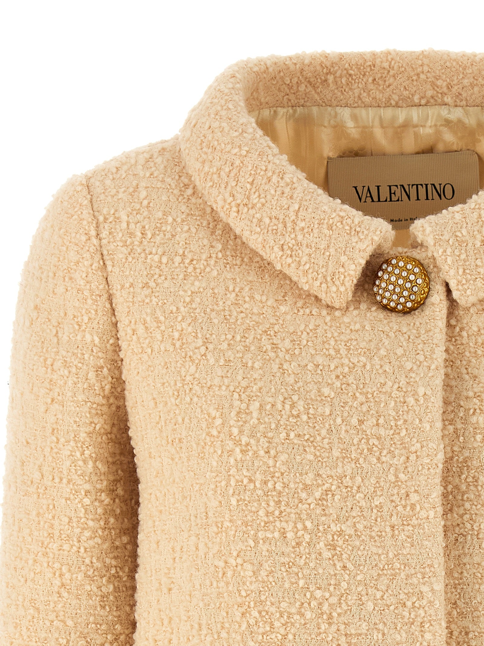 Valentino Garavani White Virgin Wool Women's Blazer