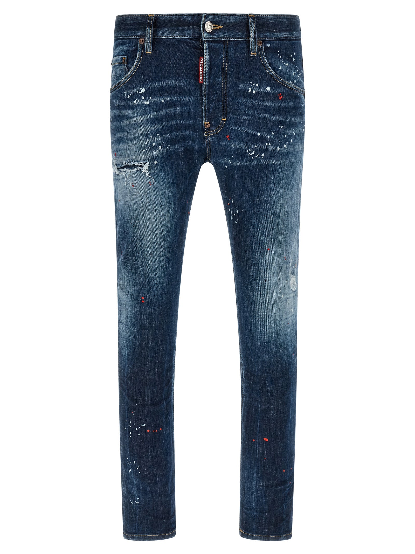 Dsquared² Blue Cotton Jeans Men's Denim