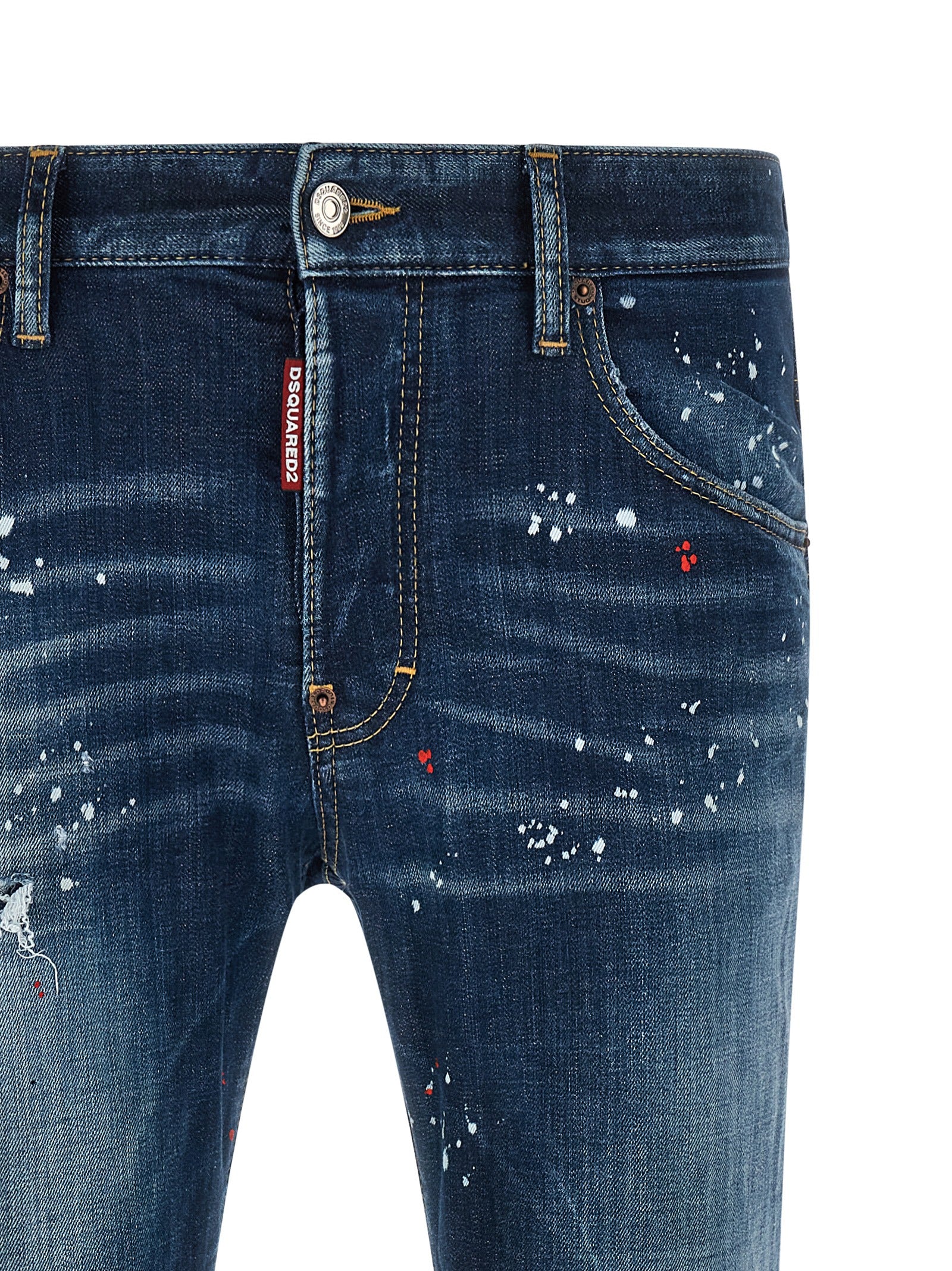 Dsquared² Blue Cotton Jeans Men's Denim