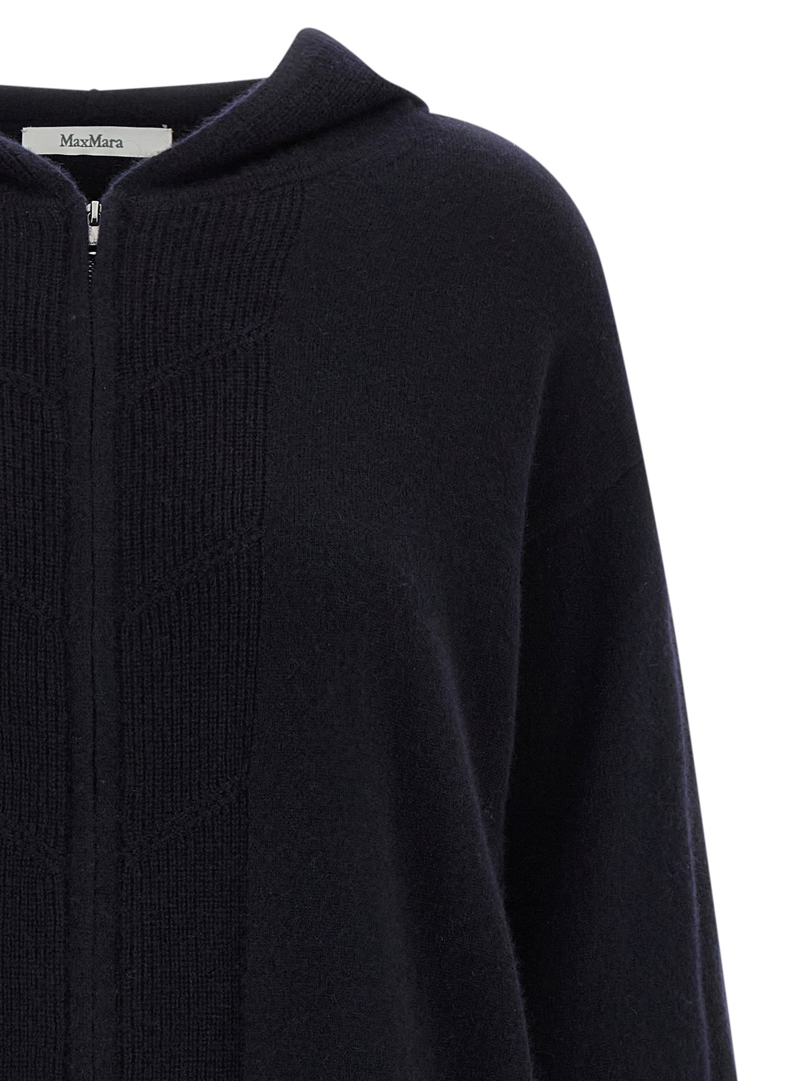Max Mara Blue Cashmere Women's Cardigan