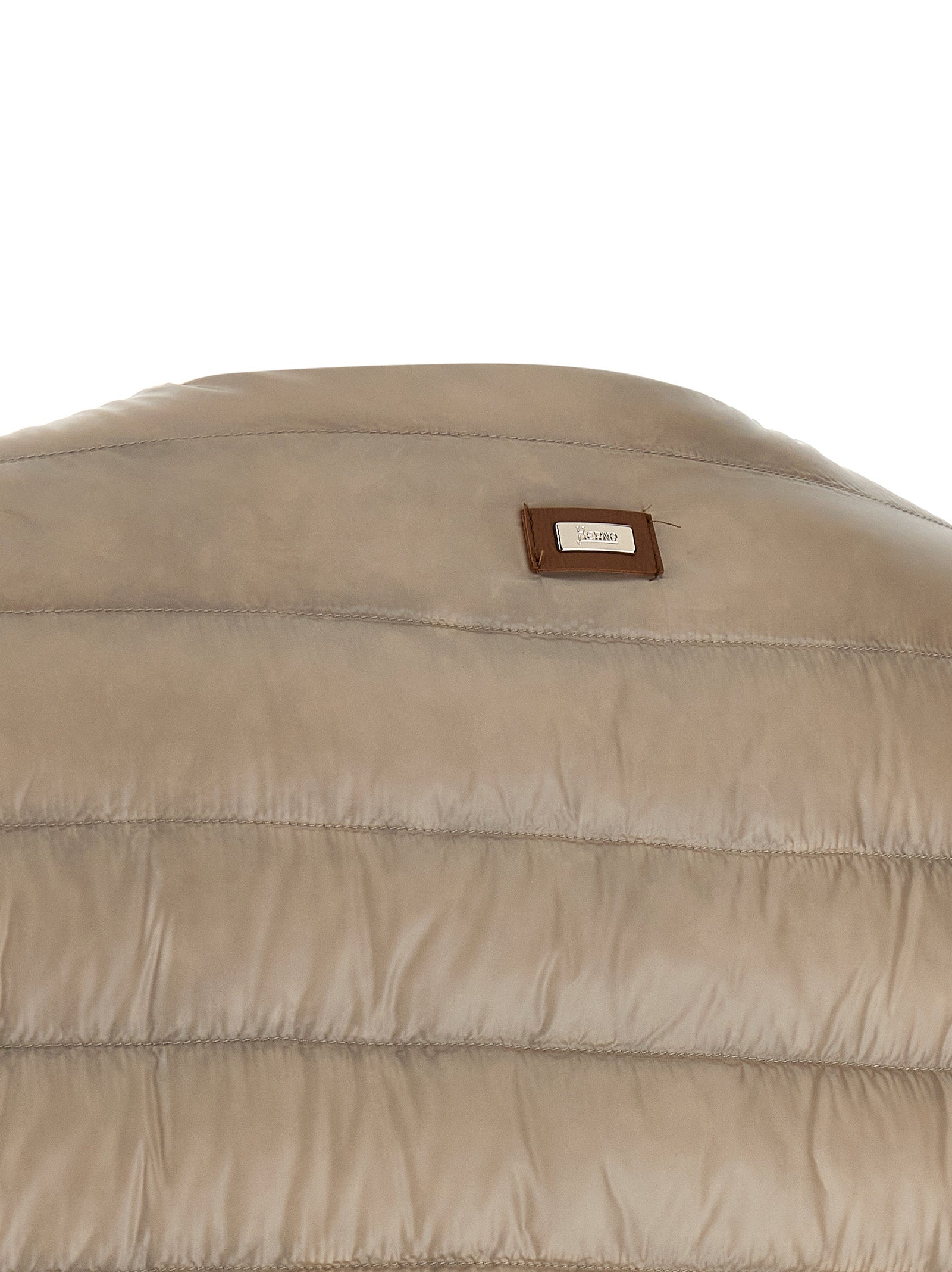 Herno Beige Polyamide Full-Length Women's Jacket