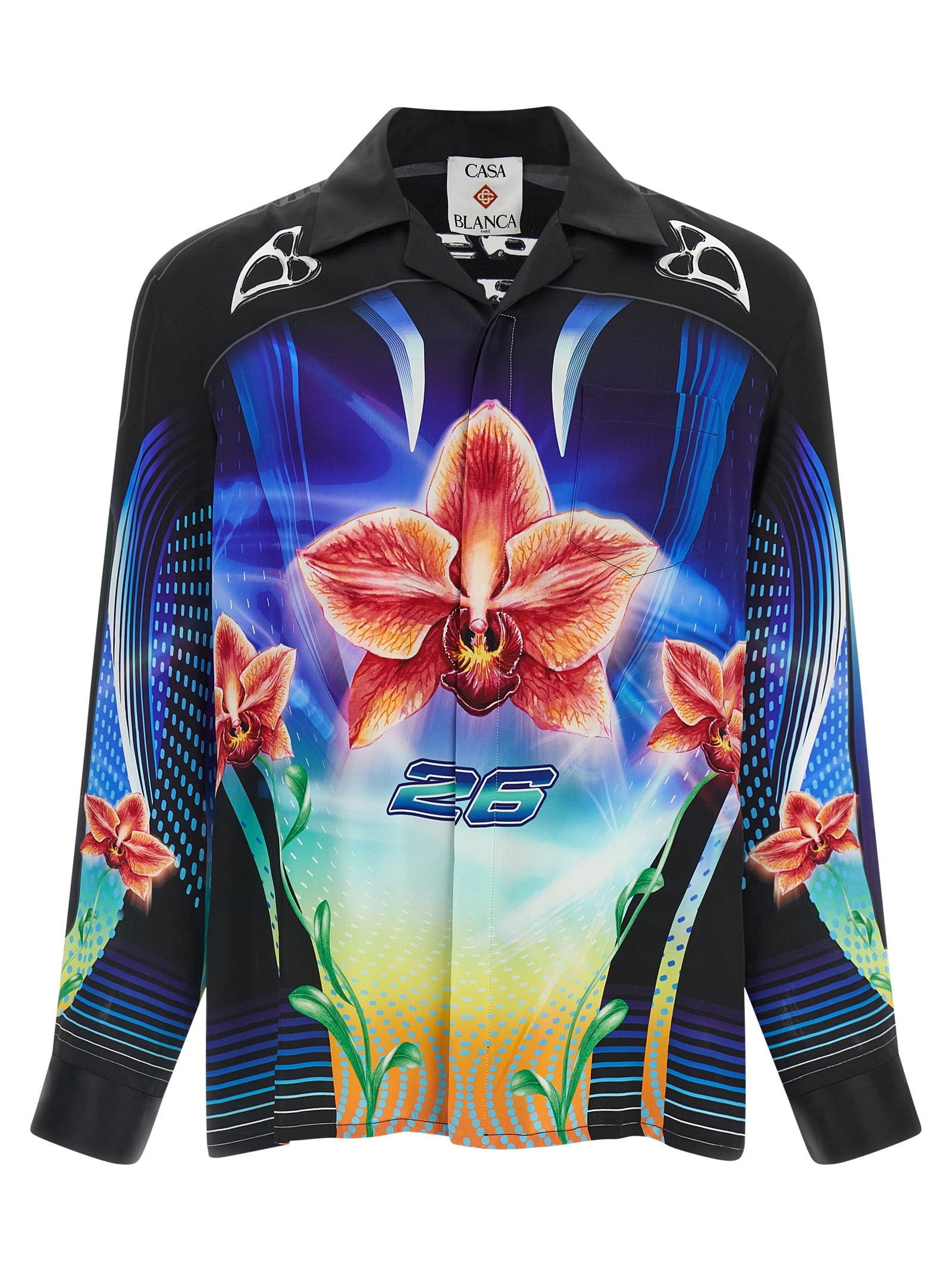 Casablanca Multicolor Silk Men's Blouse