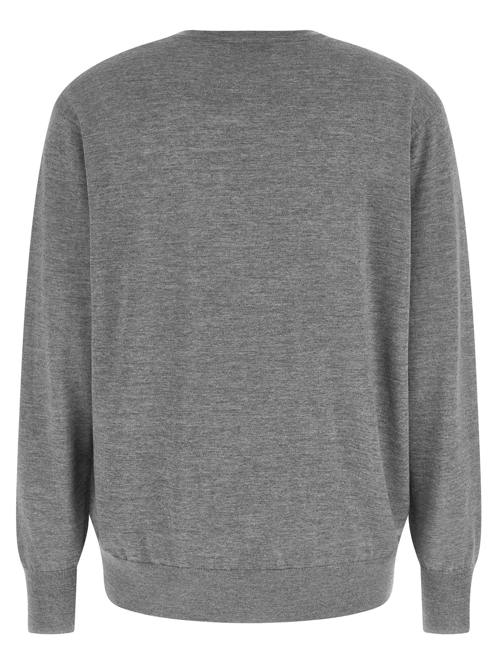 Dries Van Noten Gray Merino Wool Women's Cardigan