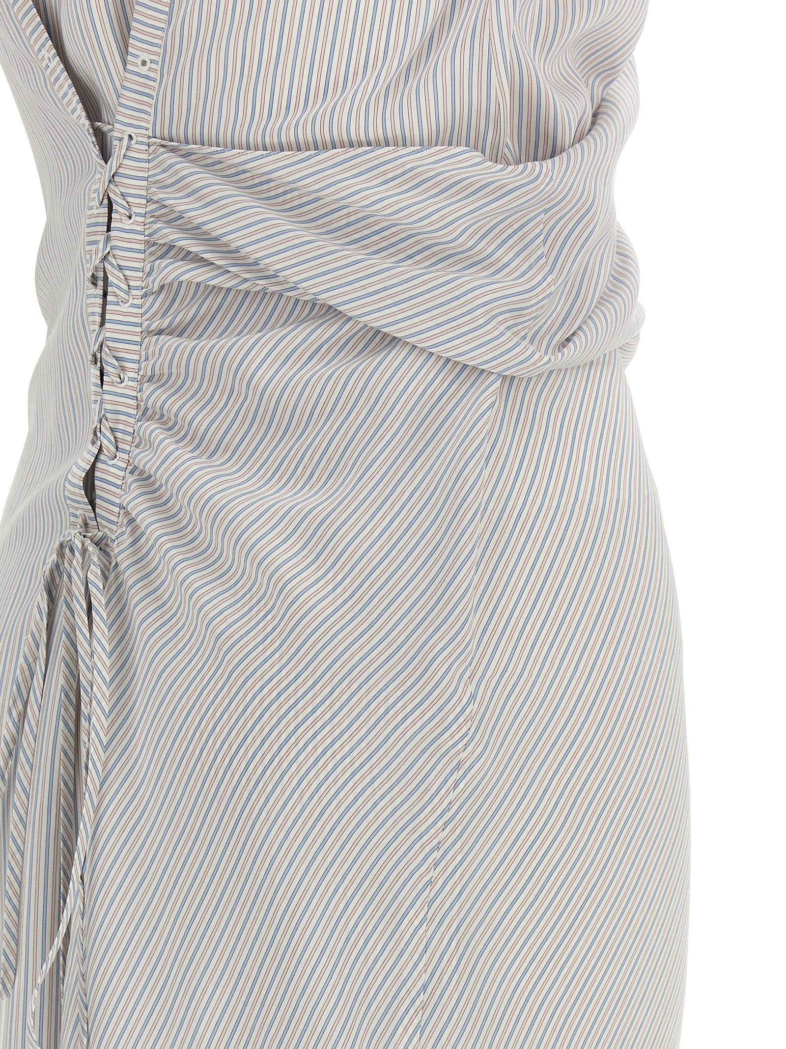 Alexander McQueen Multicolor Silk Long Women's Dress