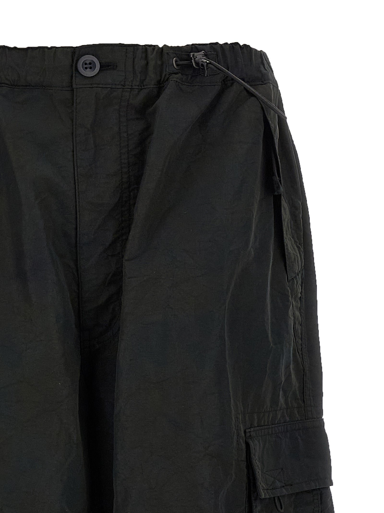 Comme Des Garçons Black Nylon Cargo Men's Pants