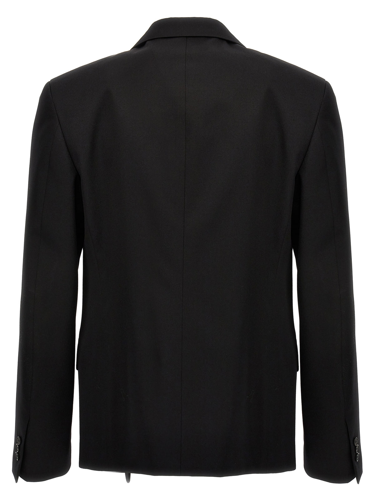 Off-White Black Wool Men's Blazer