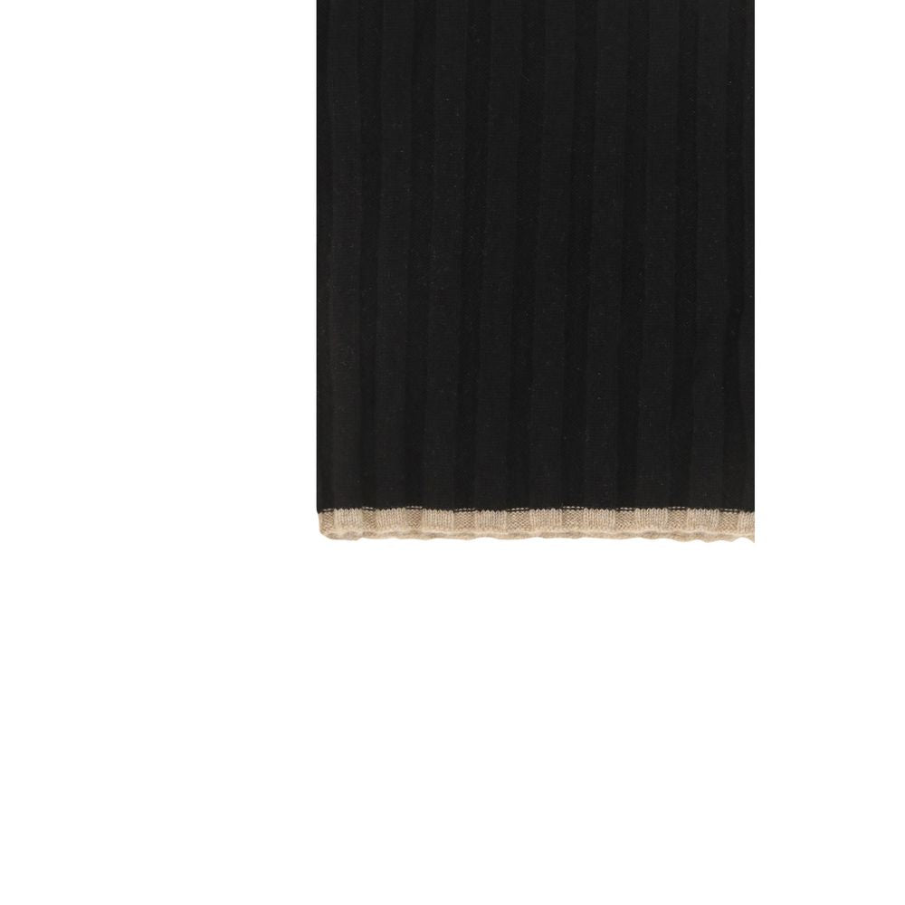 Brunello Cucinelli Black Cashmere Men's Scarf