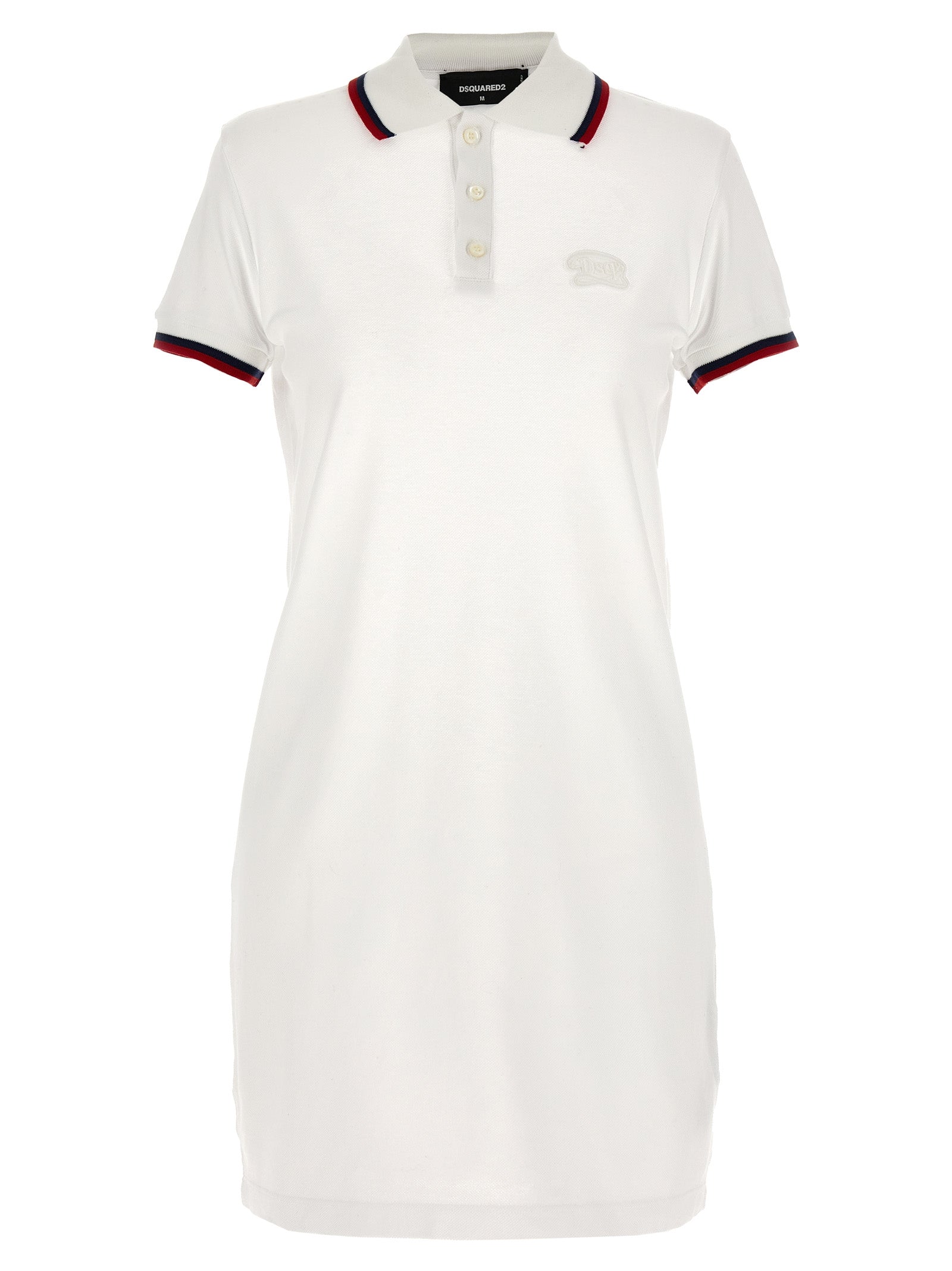 Dsquared² White Cotton Short Women's Dress