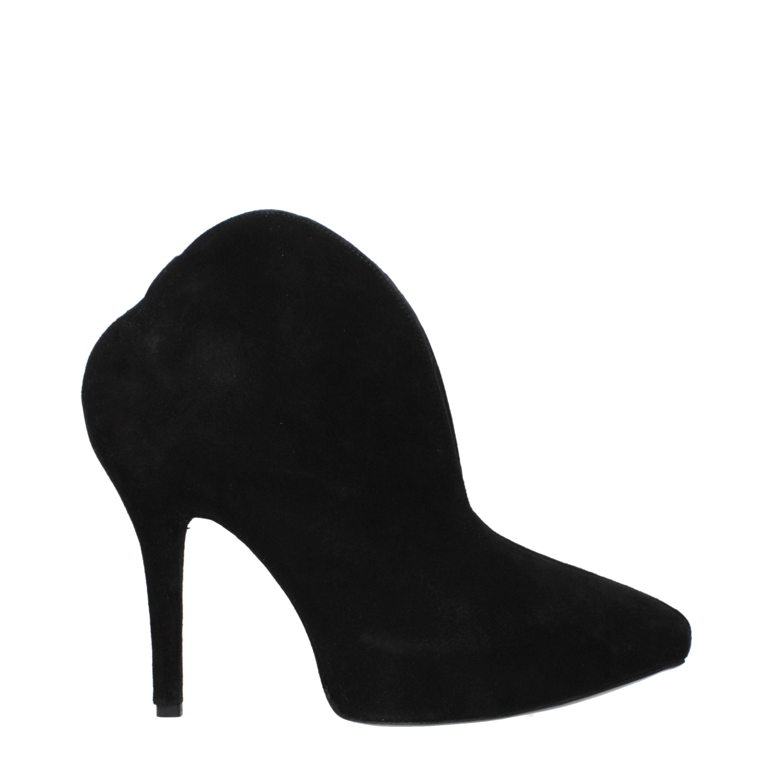 Alaïa Black Leather Ankle Women's Boots