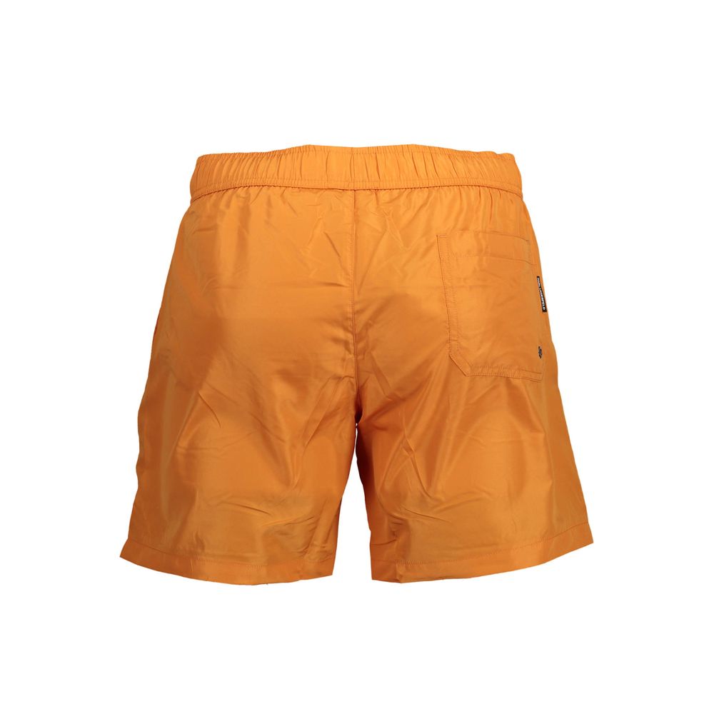 Karl Lagerfeld Arancione Polyester Men's Swimwear Men's Boxer