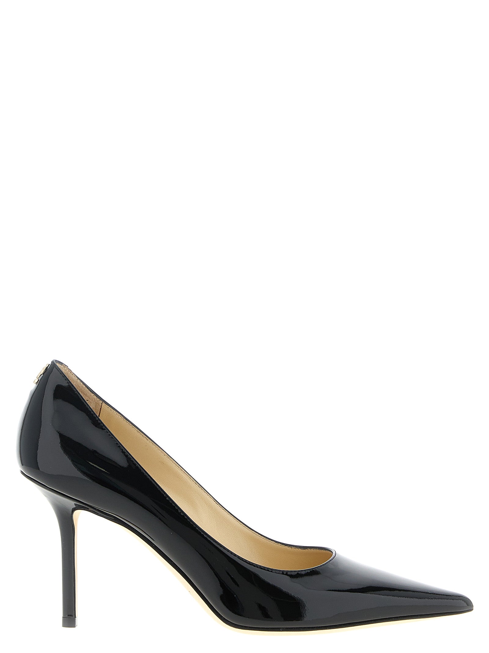 Jimmy Choo Black Leather High Heel Women's Pumps