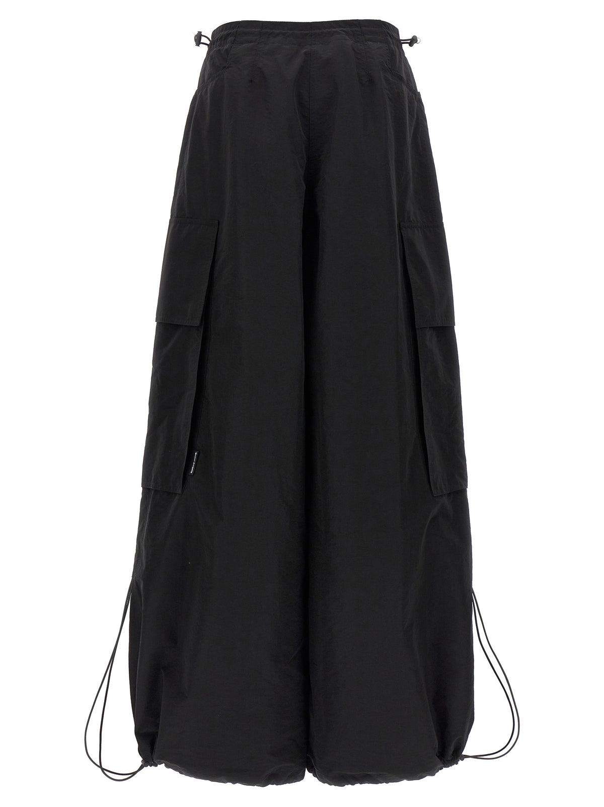 Palm Angels Black Polyamide Casual Women's Pants