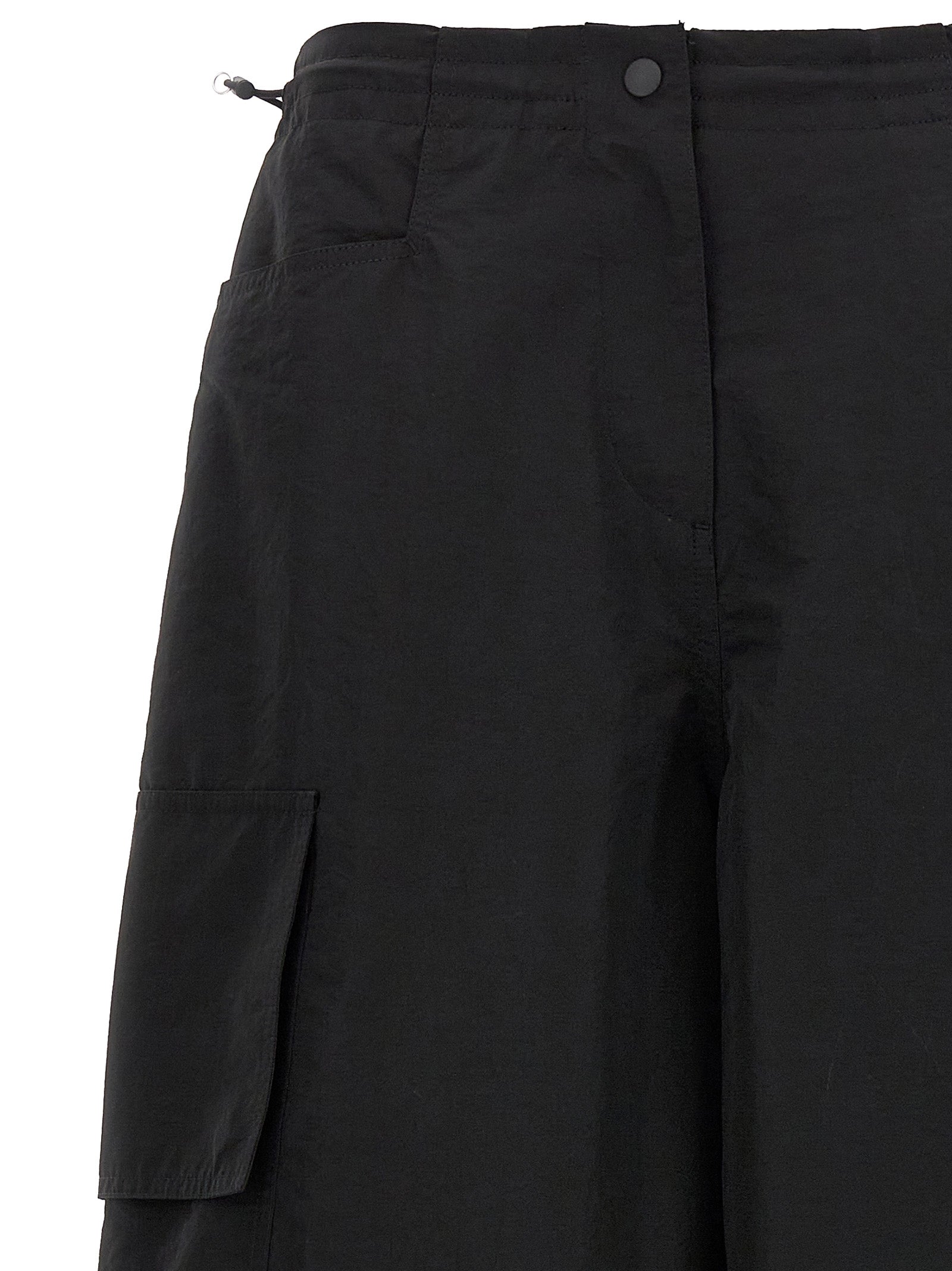 Palm Angels Black Polyamide Casual Women's Pants