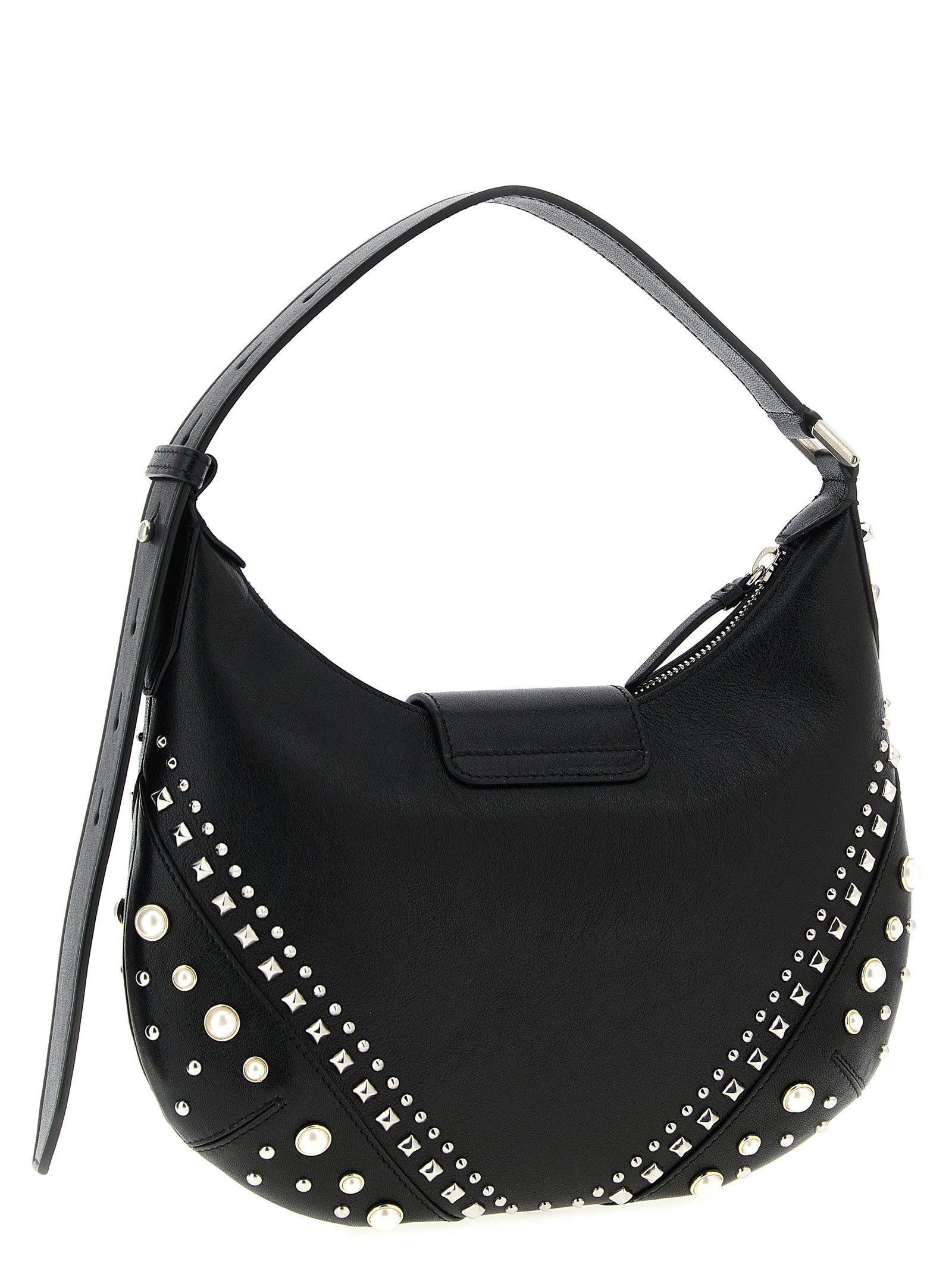 Jimmy Choo White Lamb Leather Shoulder Women's Bag