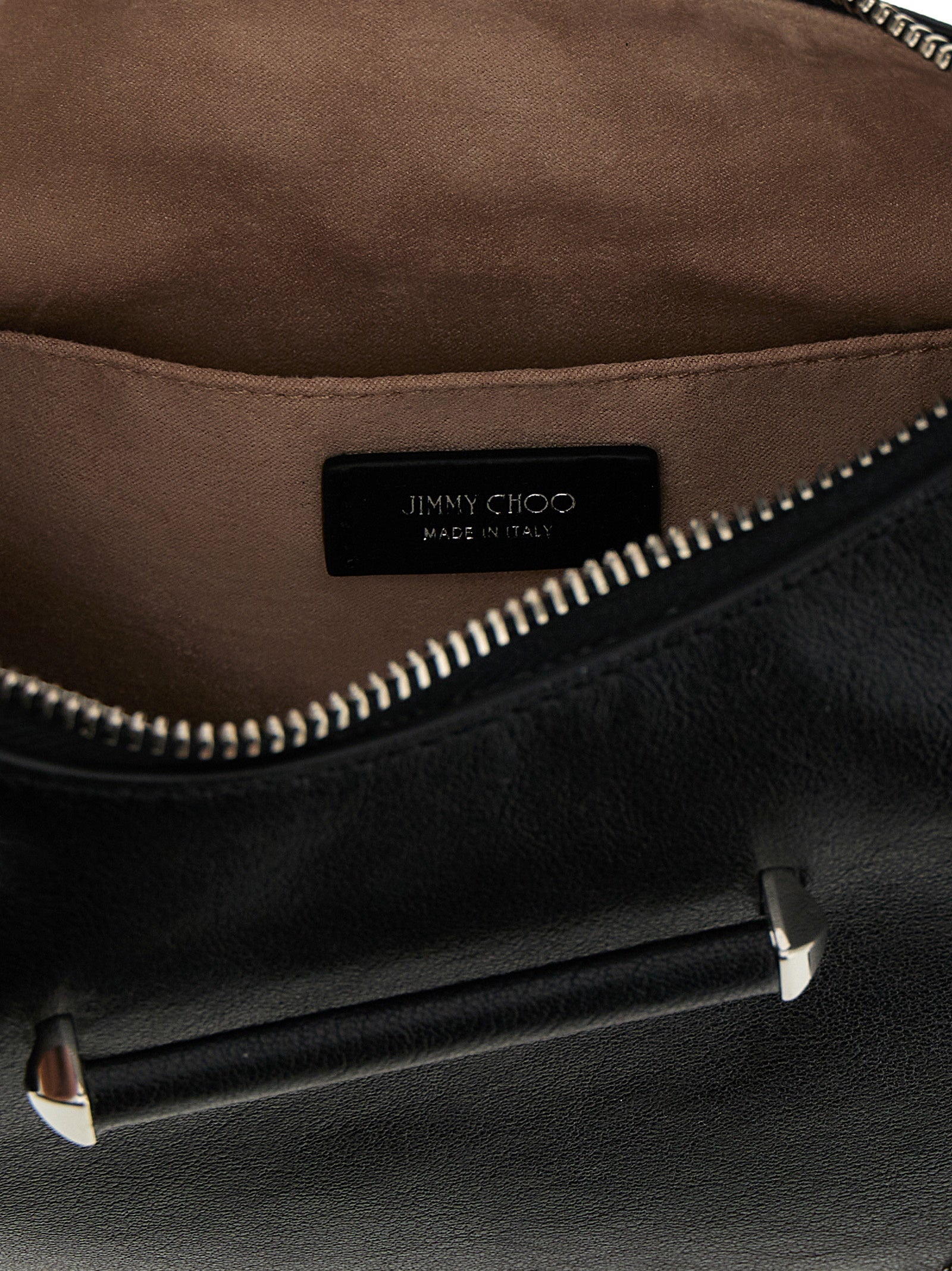 Jimmy Choo White Lamb Leather Shoulder Women's Bag