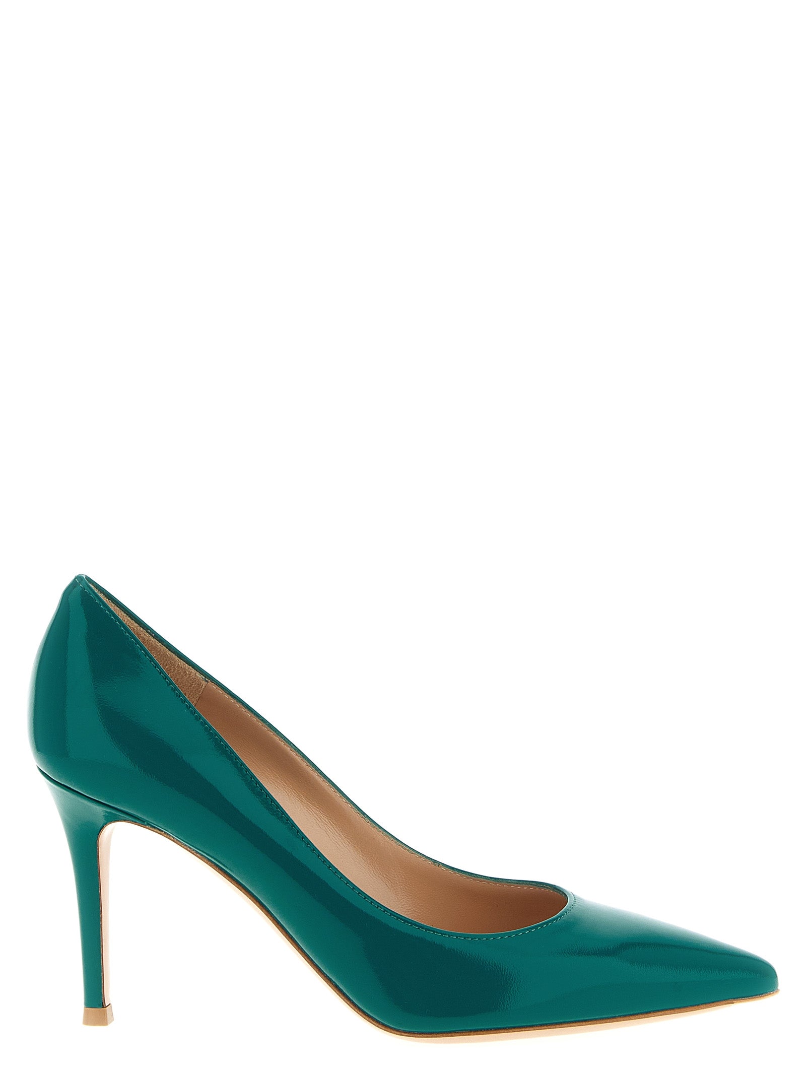 Gianvito Rossi Bicolor Lamb Leather High Heel Women's Pumps