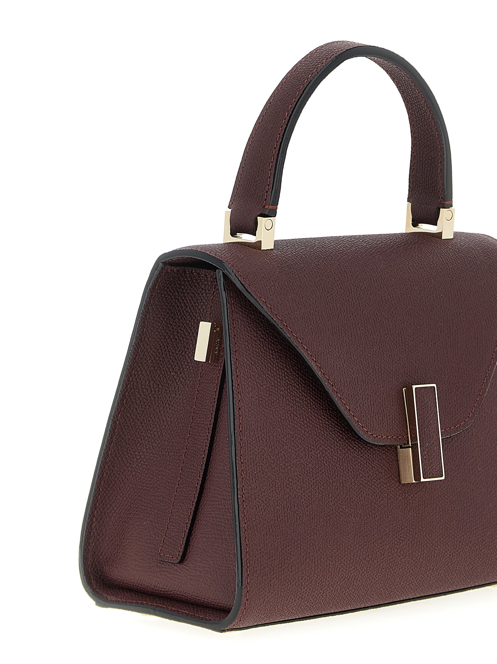 Valextra Bordeaux Calfskin Women's Handbag