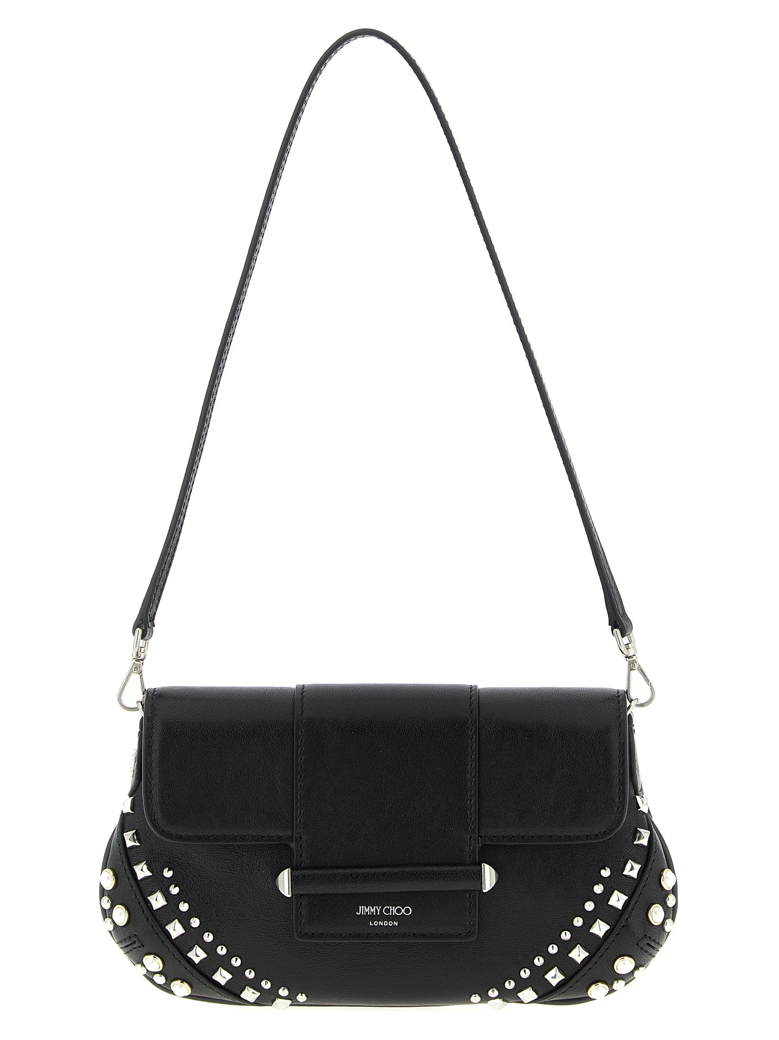 Jimmy Choo Black Lamb Leather Women's Cardholder