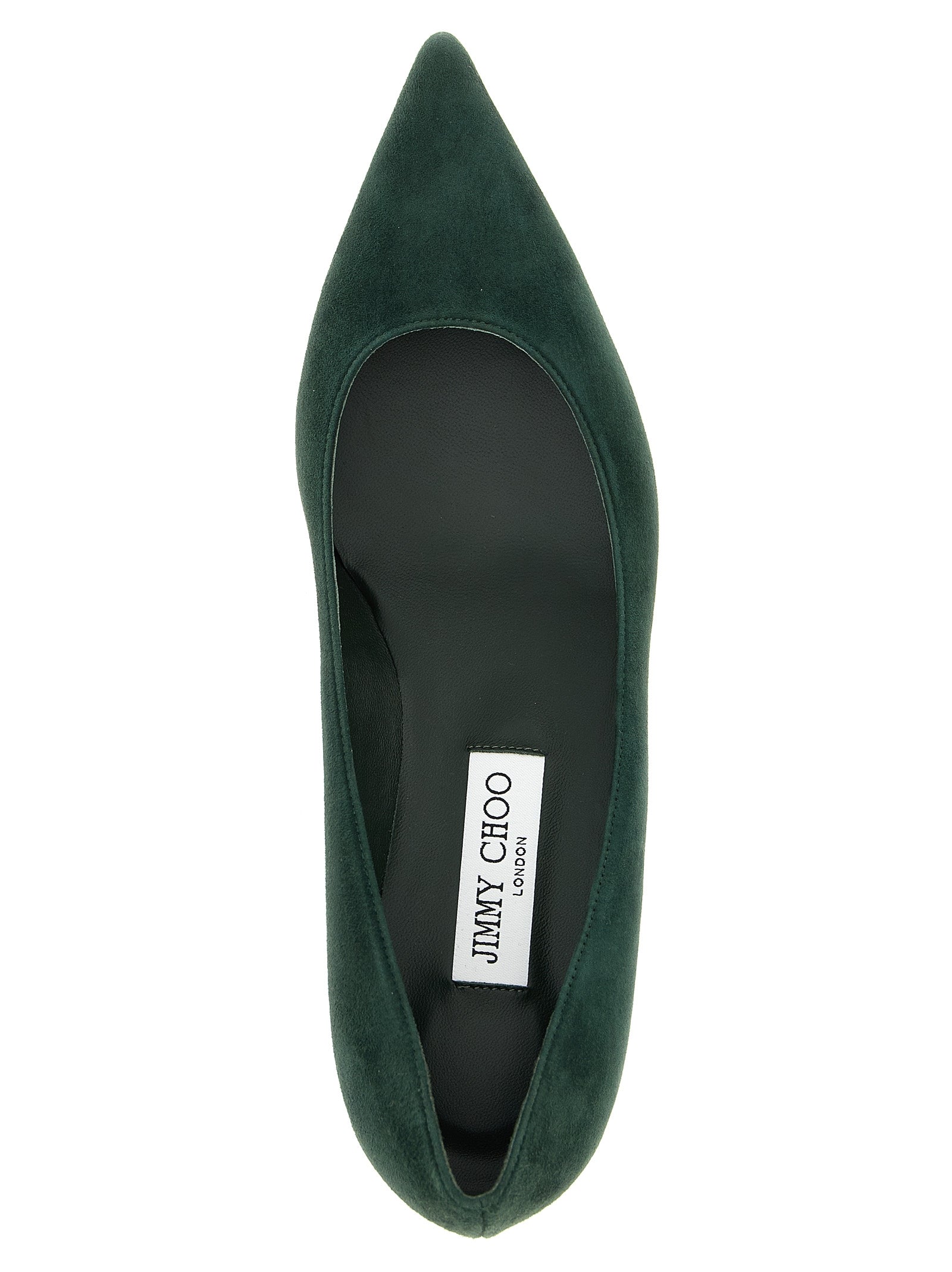 Jimmy Choo Bicolor Leather Mid Heel Women's Pumps