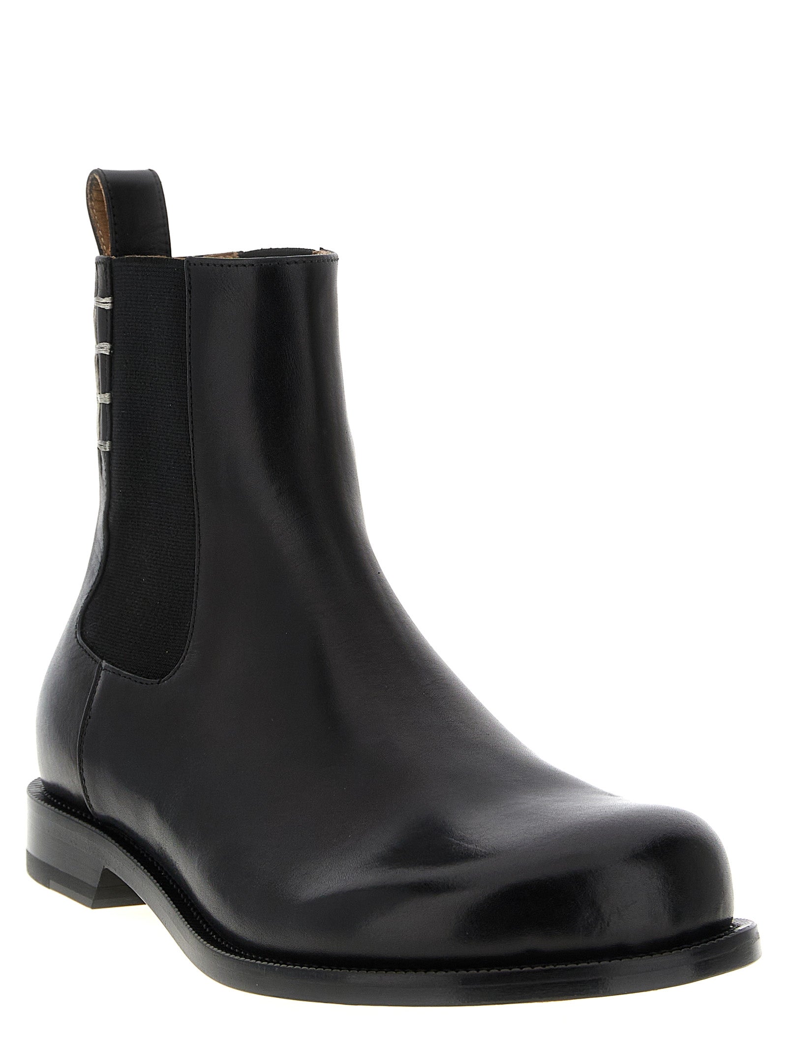 J.W.Anderson Black Calfskin Chelsea Men's Boots