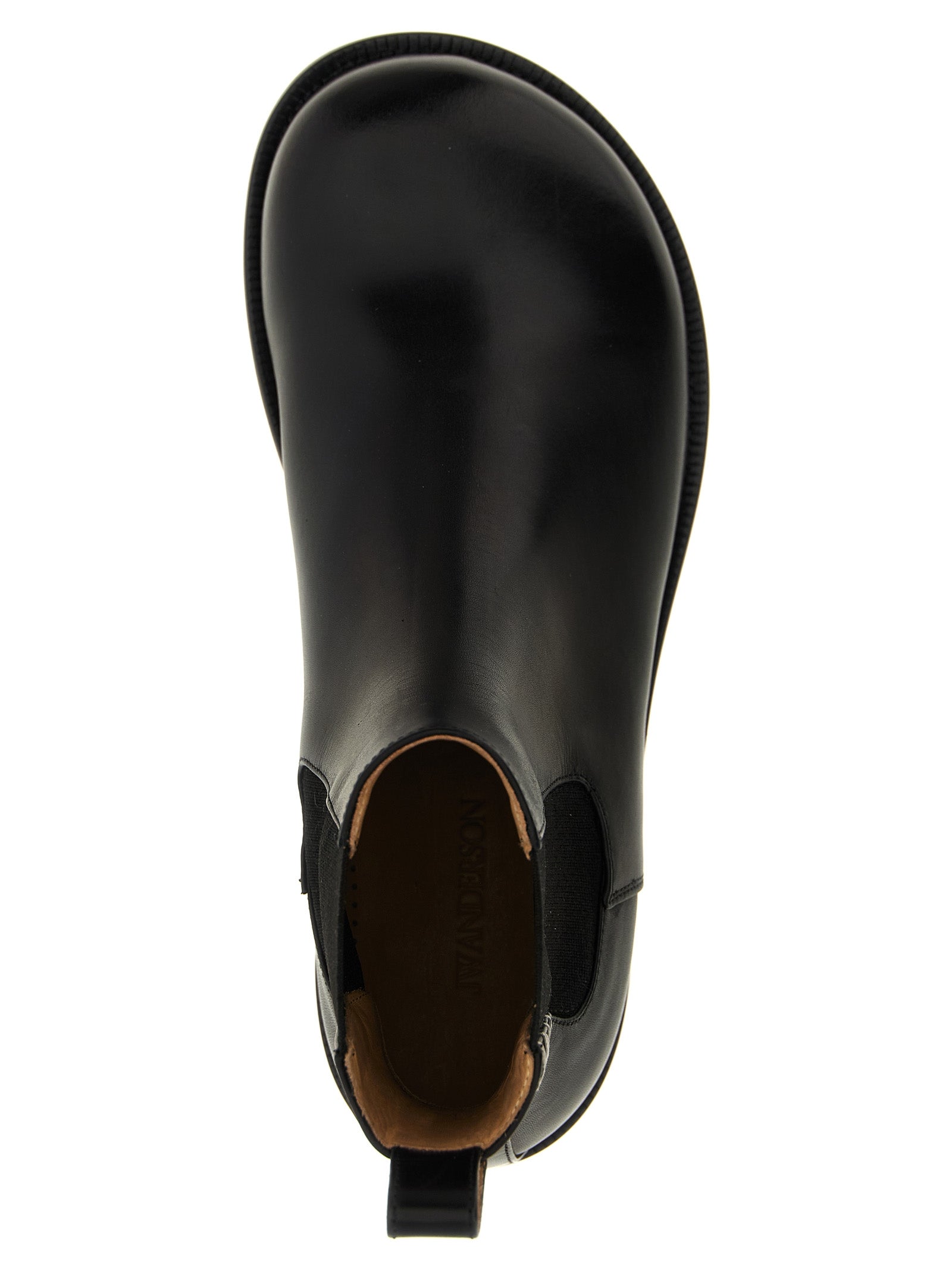 J.W.Anderson Black Calfskin Chelsea Men's Boots