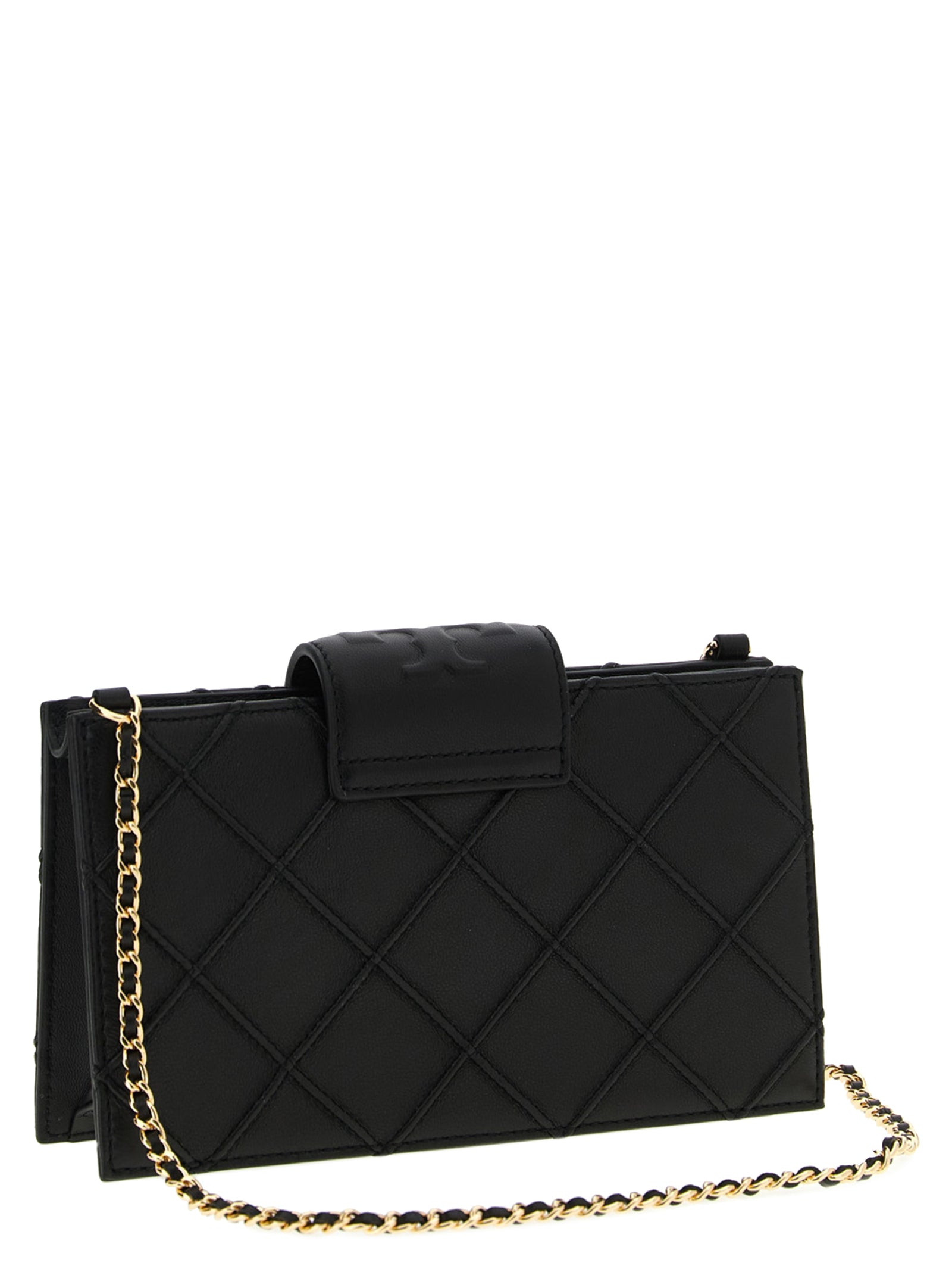 Tory Burch Black Lamb Leather Women's Cardholder