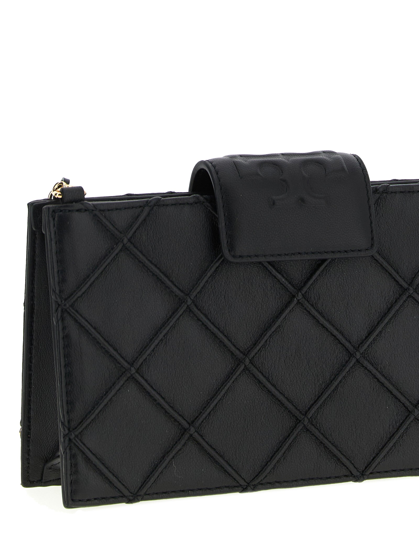 Tory Burch Black Lamb Leather Women's Cardholder