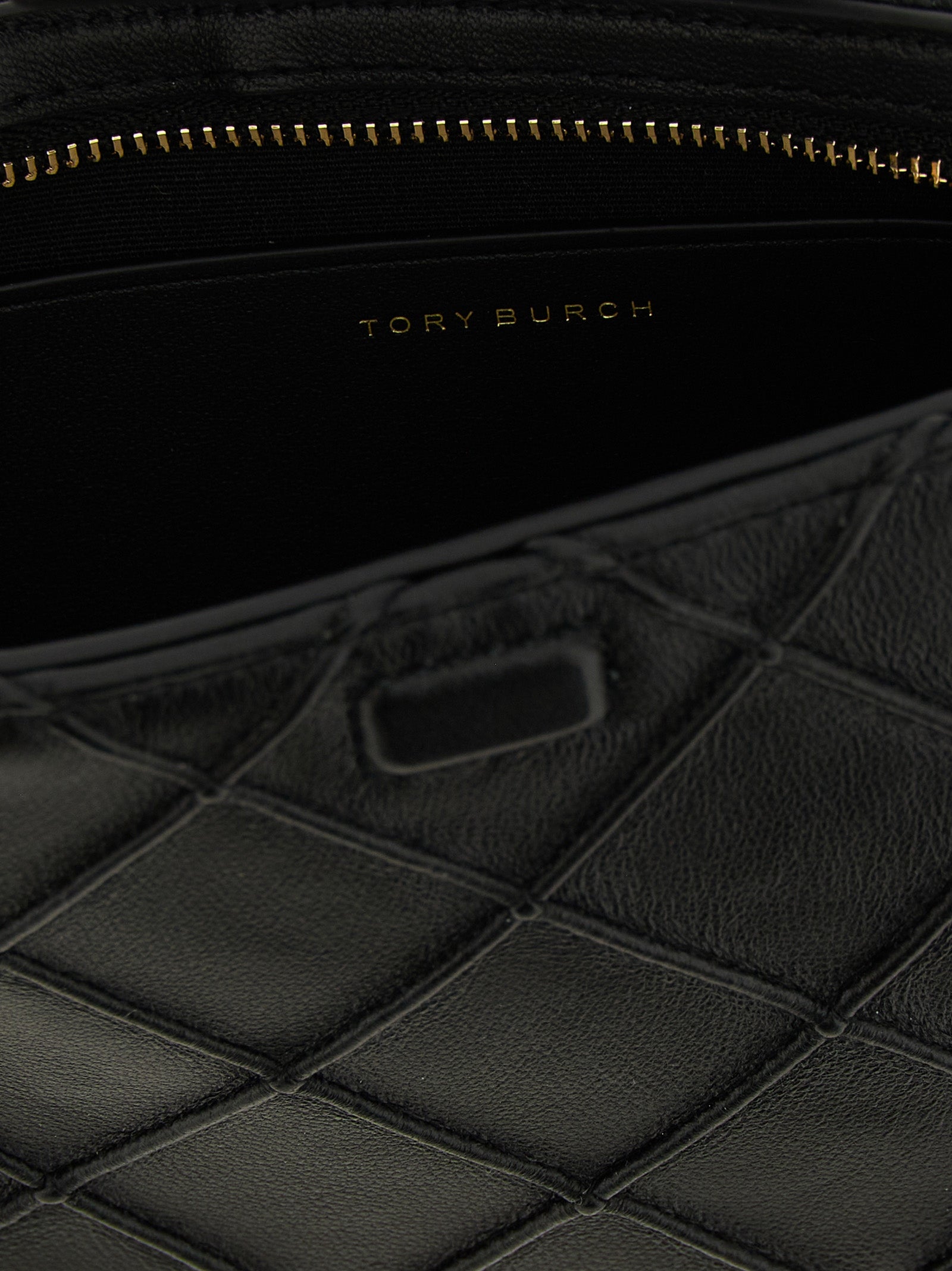 Tory Burch Black Lamb Leather Women's Cardholder