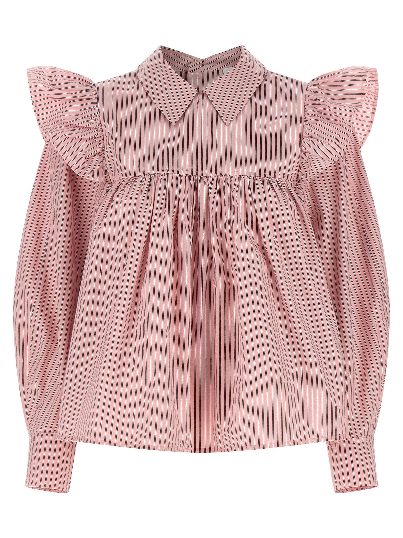 Ganni Multicolor Organic Cotton Women's Blouse