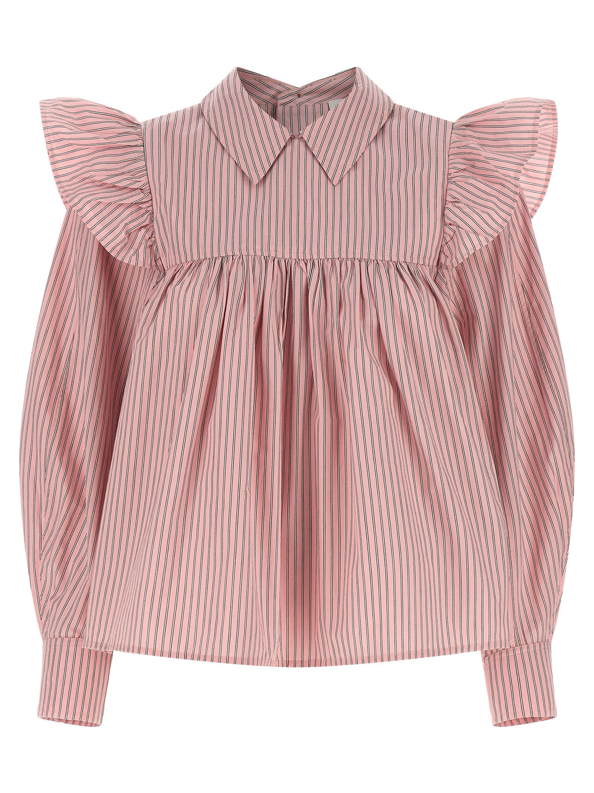 Ganni Multicolor Organic Cotton Women's Blouse