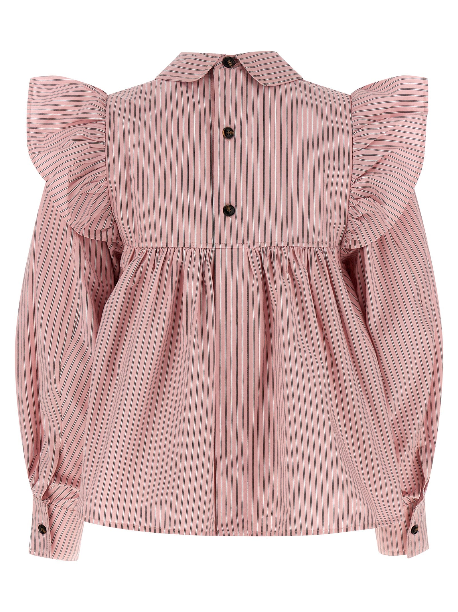 Ganni Multicolor Organic Cotton Women's Blouse