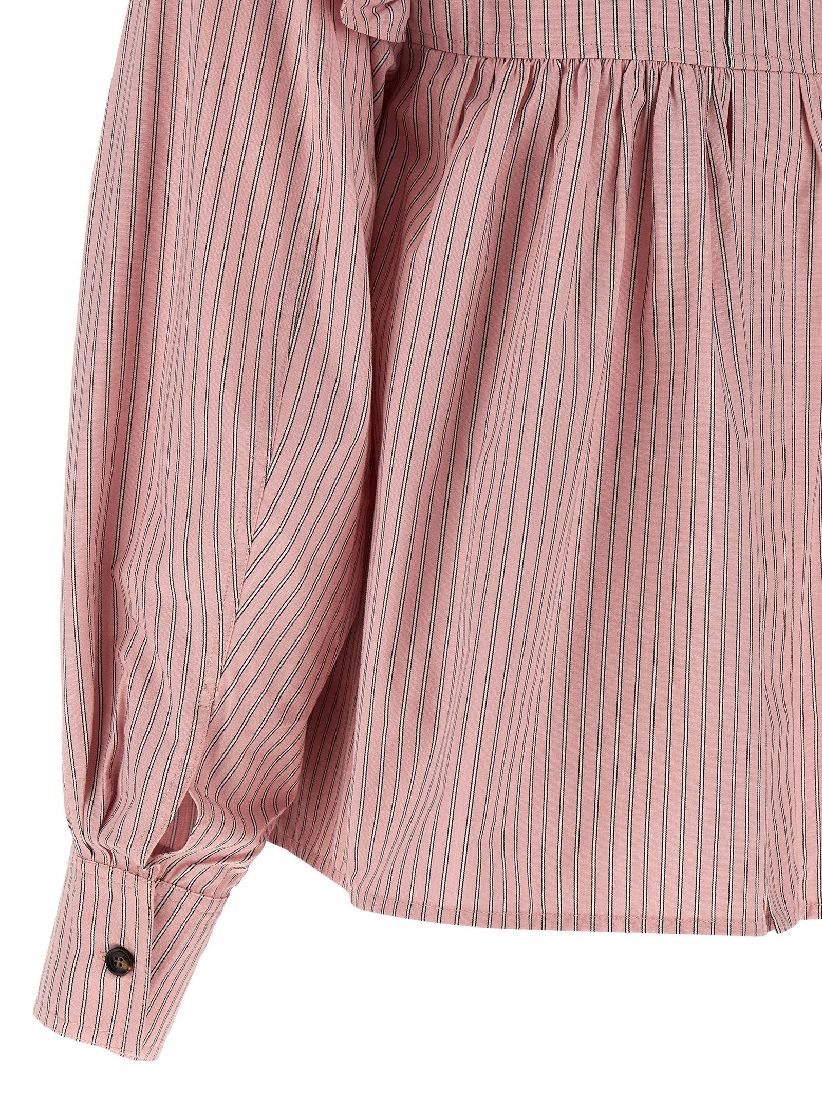 Ganni Multicolor Organic Cotton Women's Blouse