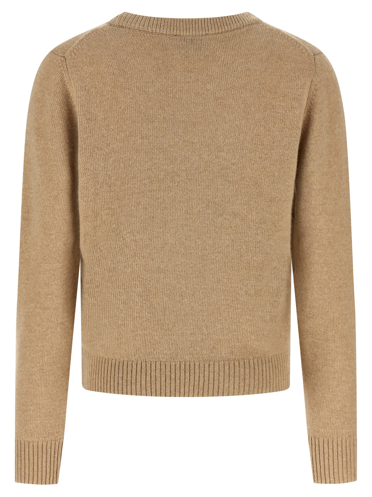 Ganni Beige Wool Women's Cardigan